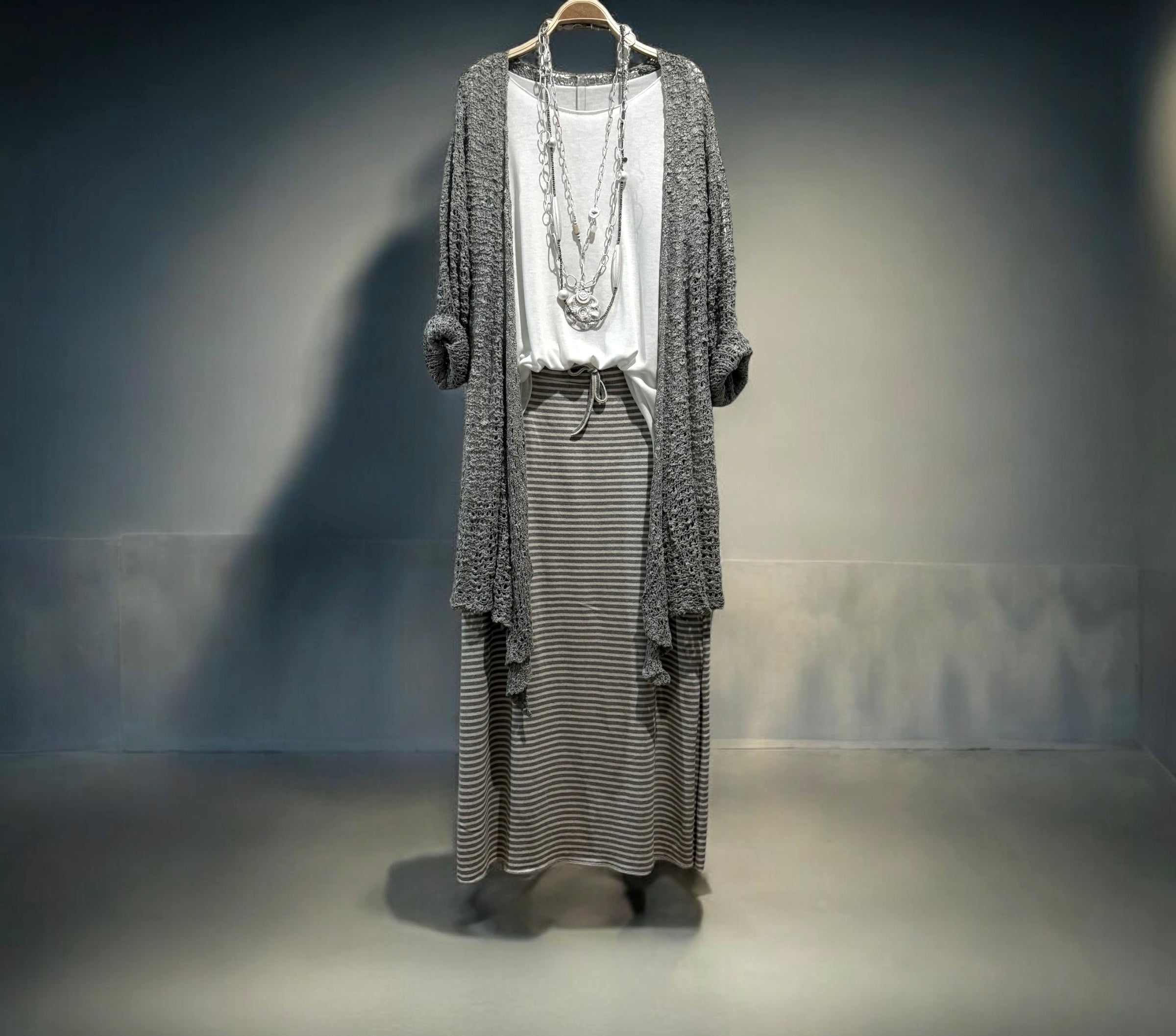Falda "Suzanne" gris