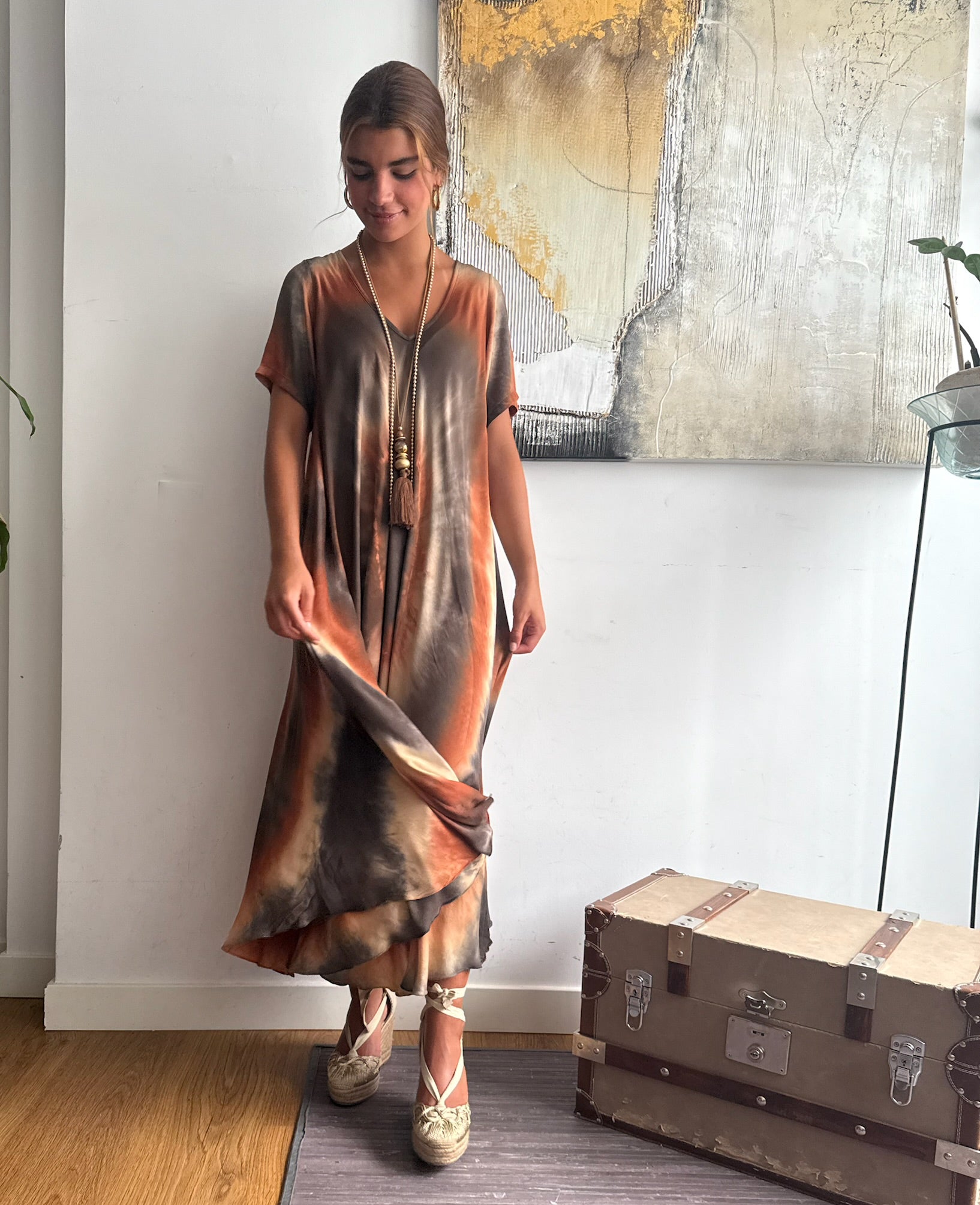 Vestido "Jasmine" tierras