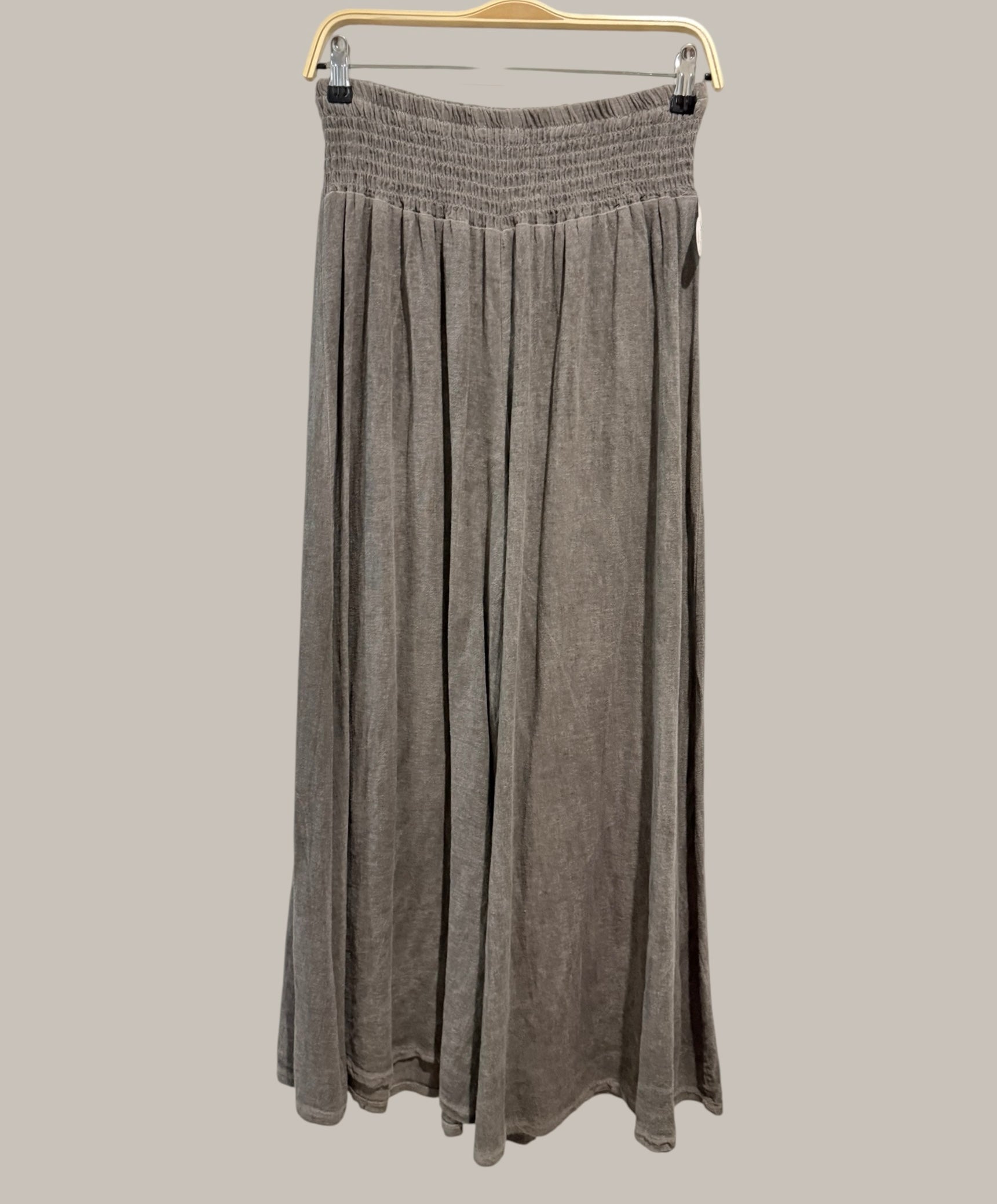 Falda pantalón "Amalfi" topo oscuro