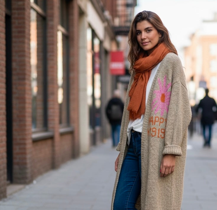 Cárdigan "Happy Vives"