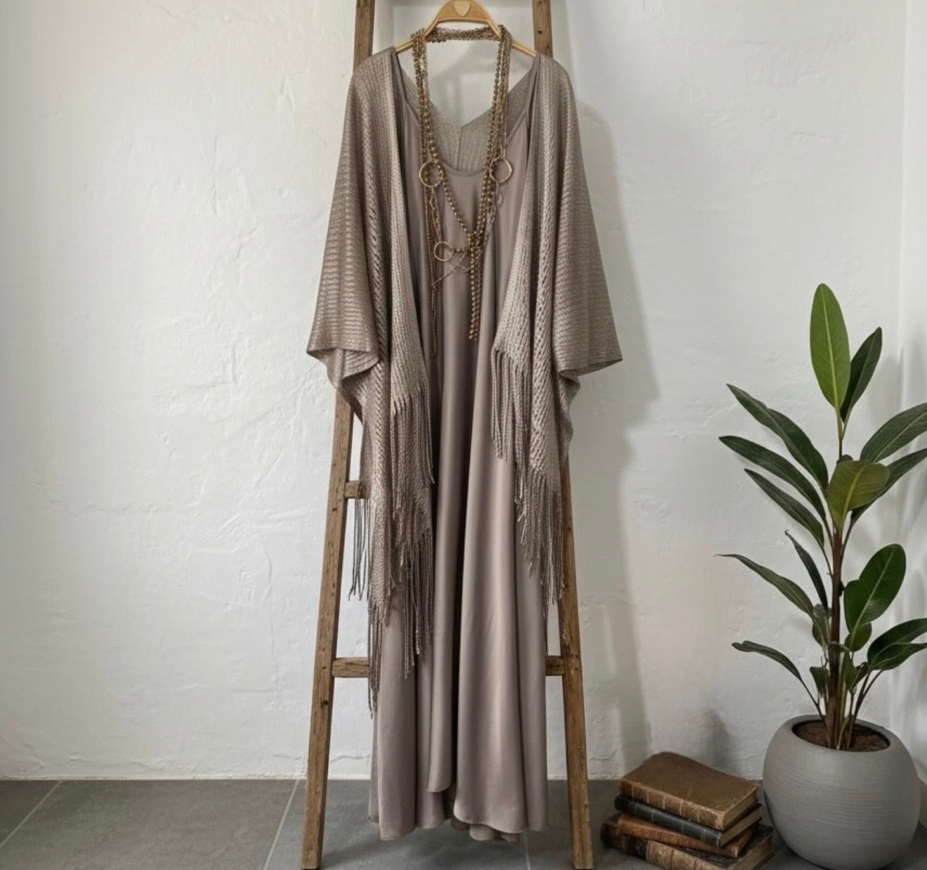 Vestido "Romina" topo