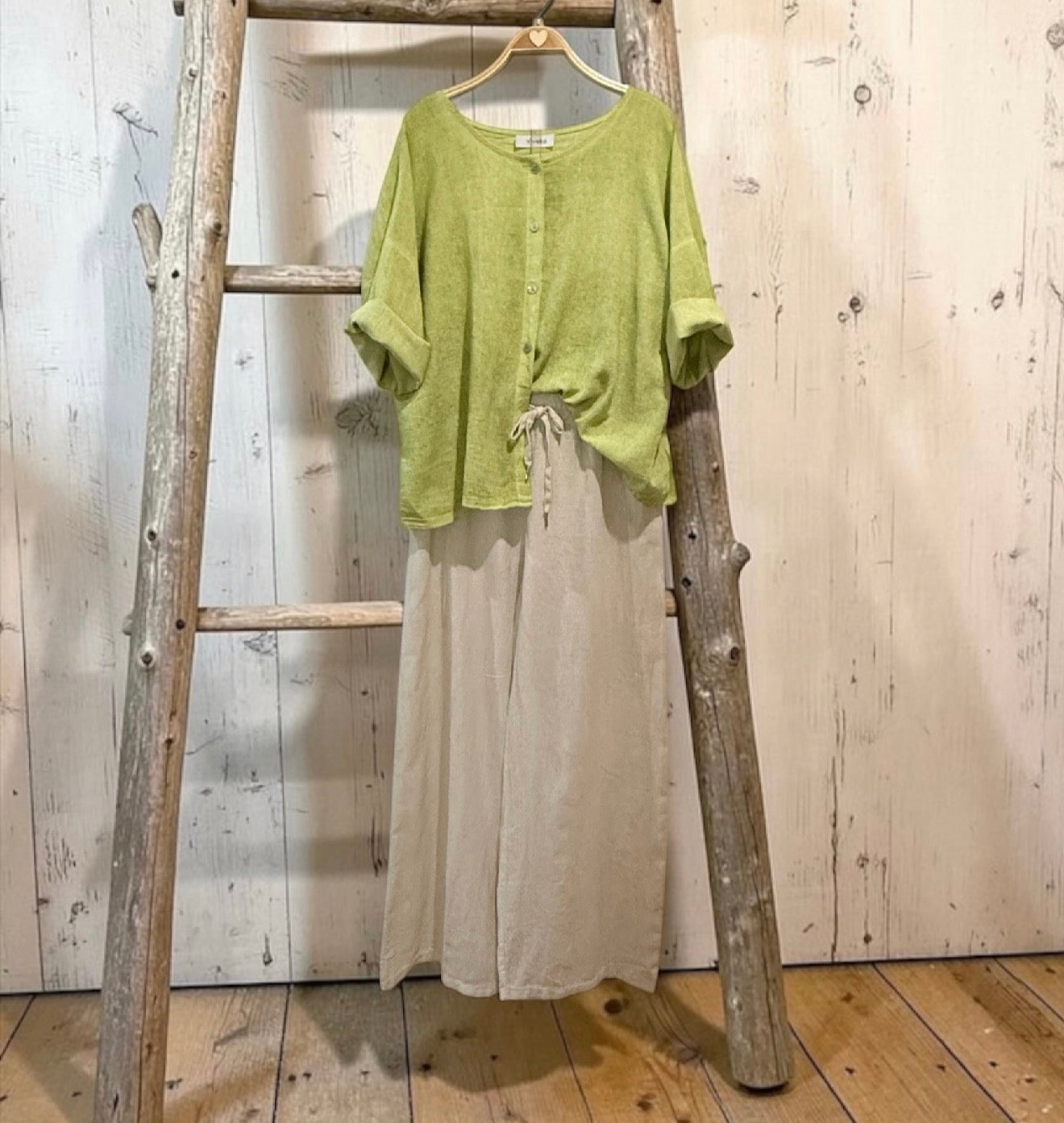 Chaqueta/camisa "Amalfi" pistacho