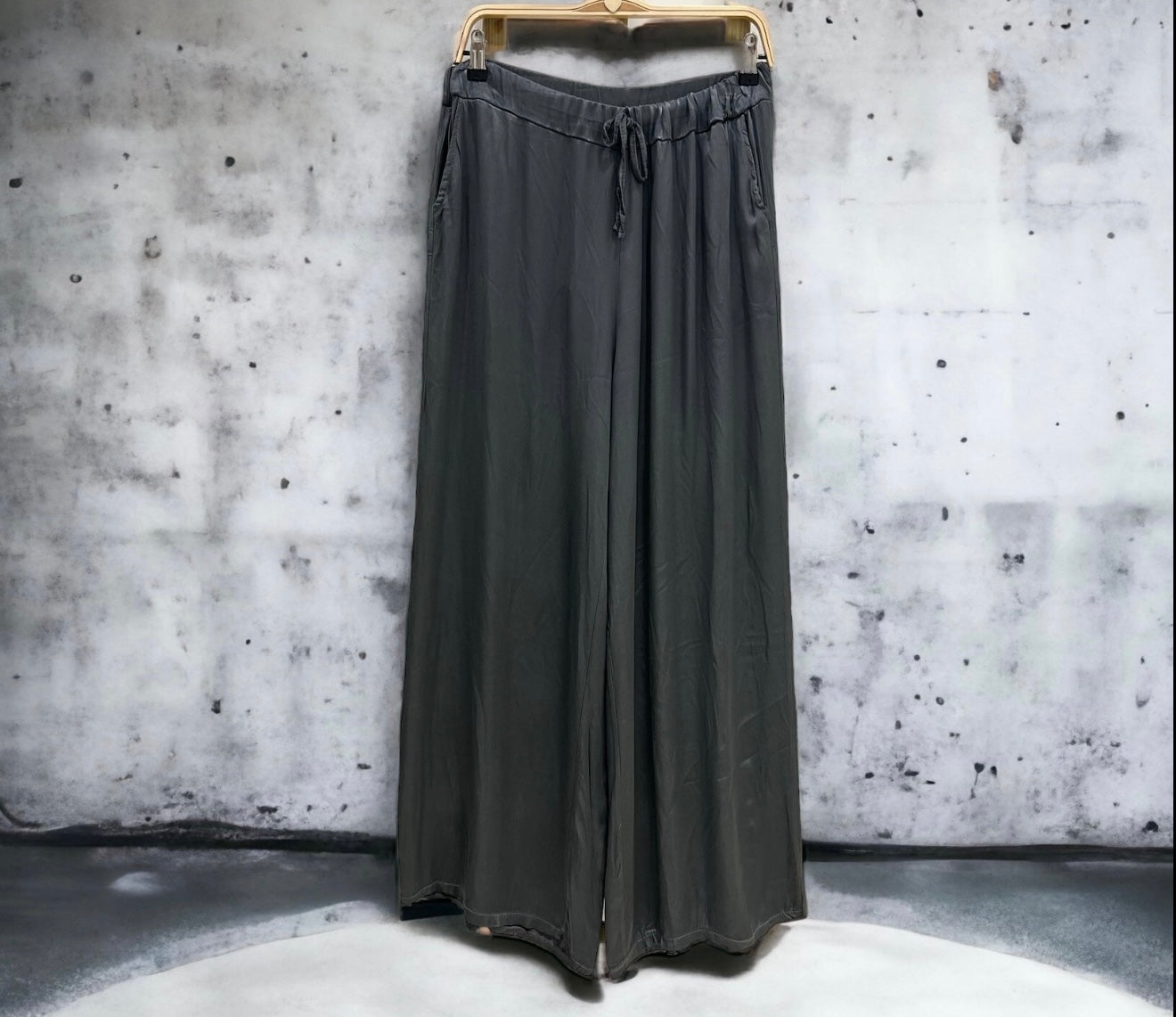 Pantalón "Grace" gris cobalto