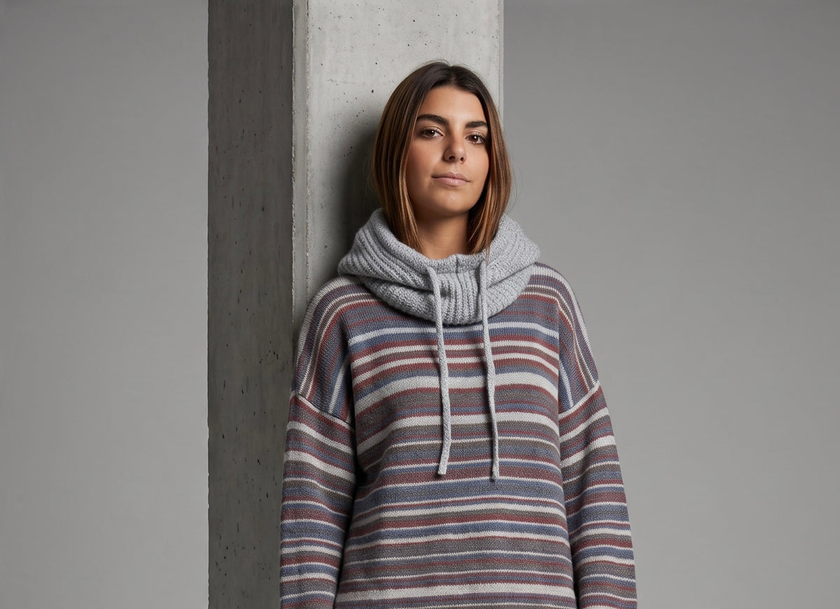 Balaclava "Diletta" gris claro