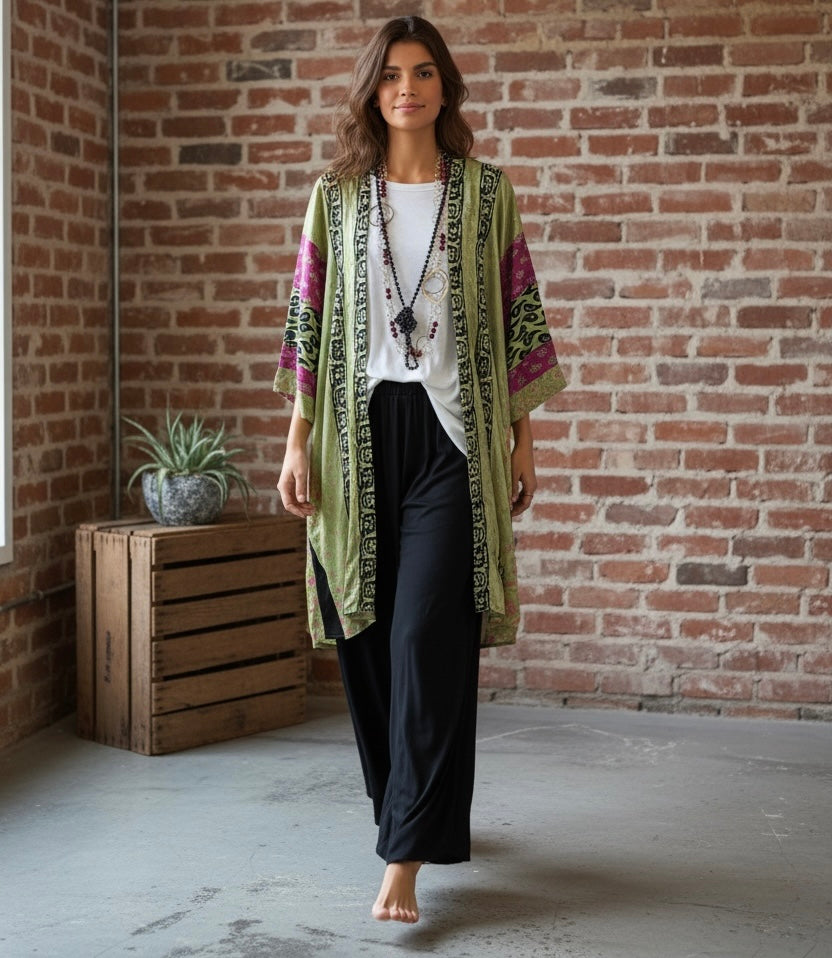 Kimono "Shaila Verde"