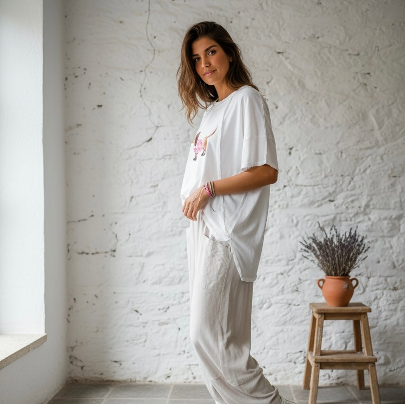 Camiseta "Linda" over