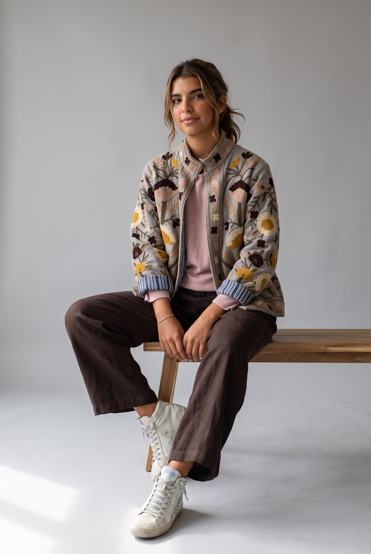 Chaqueta "India" gris