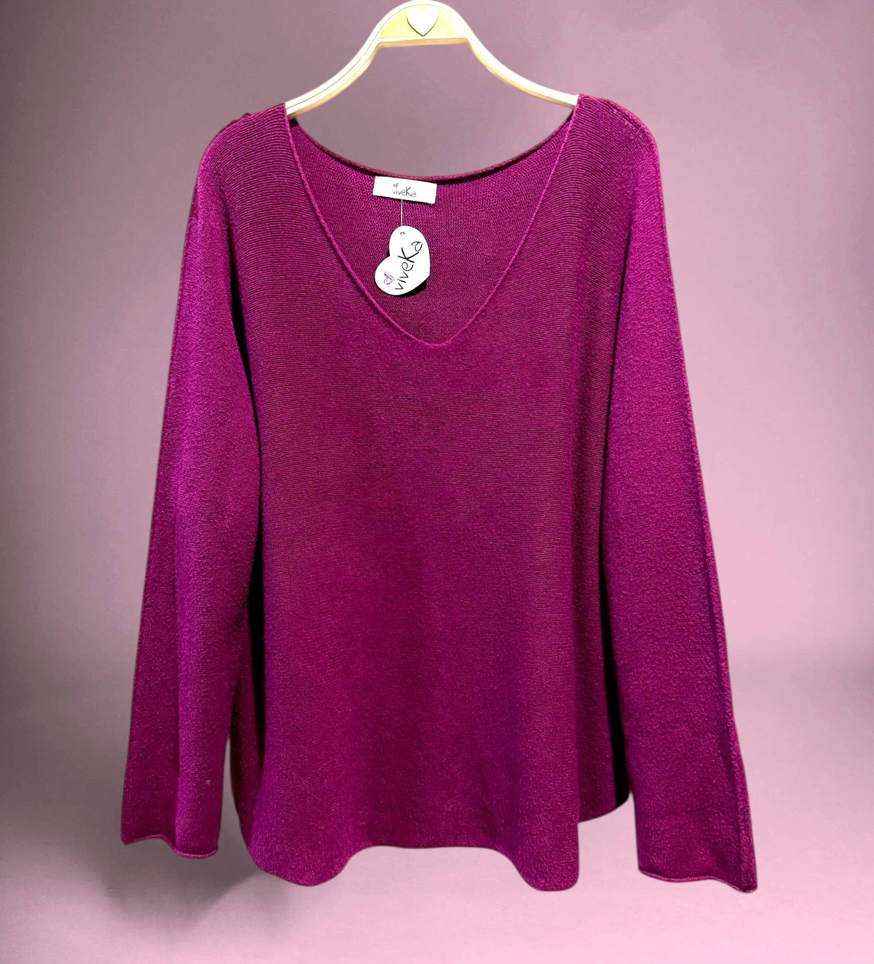 Jersey "Gemma" magenta pico