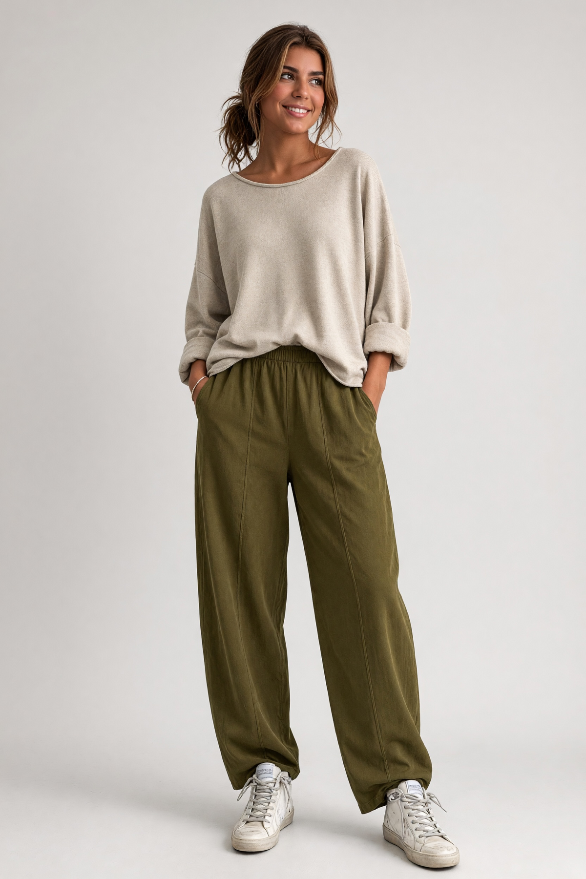 Pantalón "Basic Oliva"