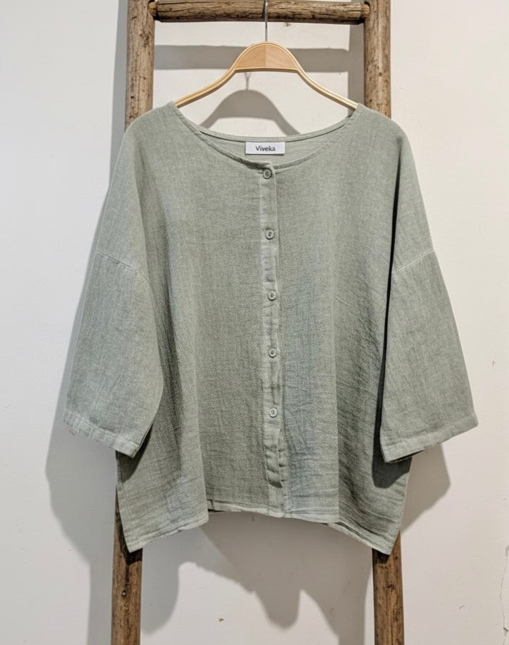 Chaqueta/camisa "Amalfi" verde clarito