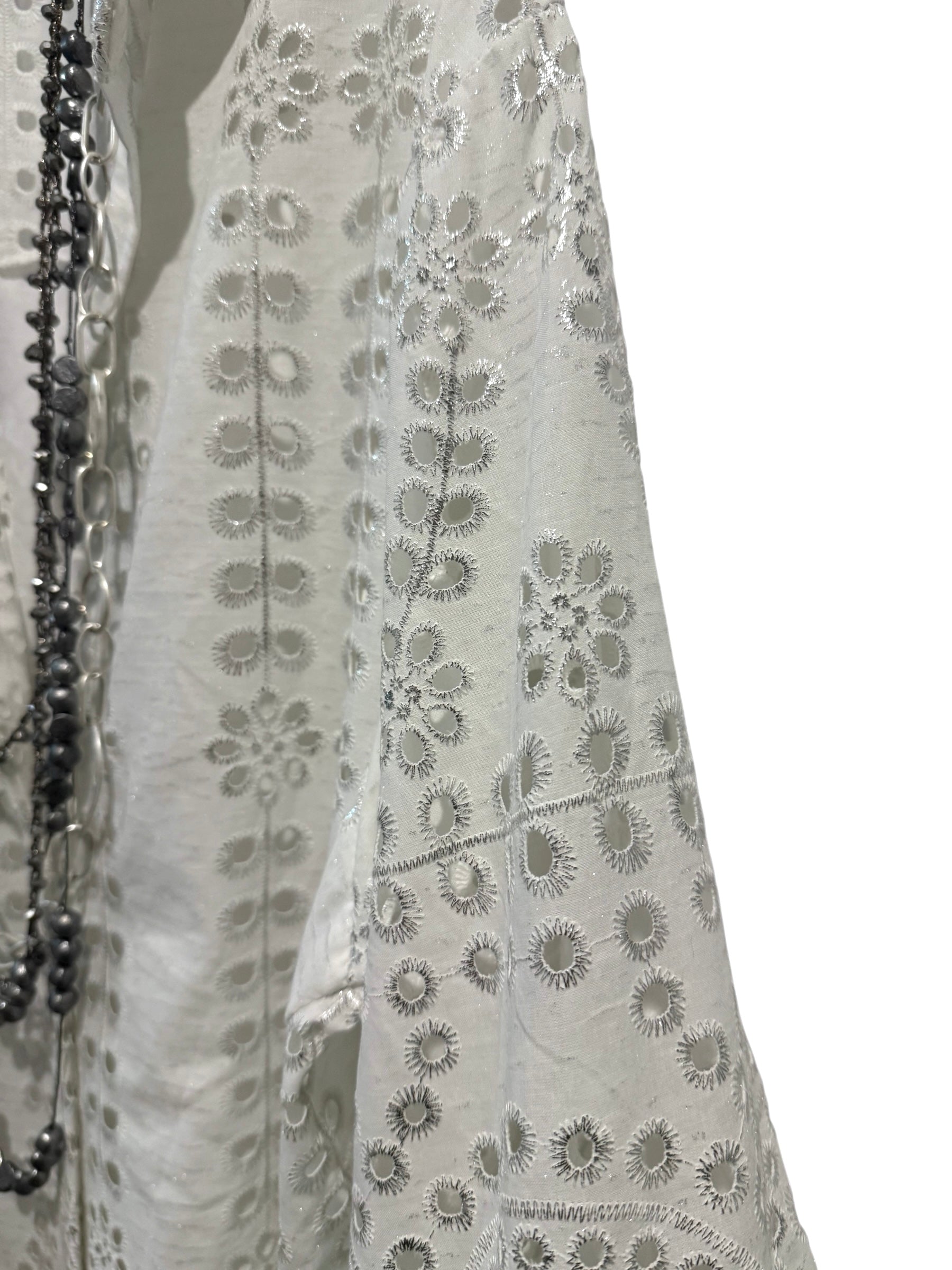 Camisa "Faralaes Abril" plata