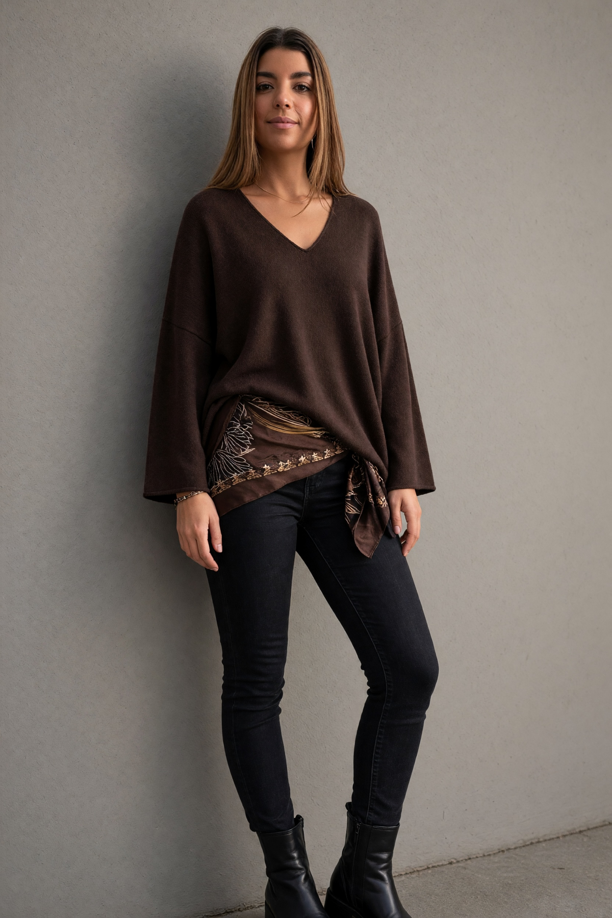 Jersey "Over Gemma" chocolate