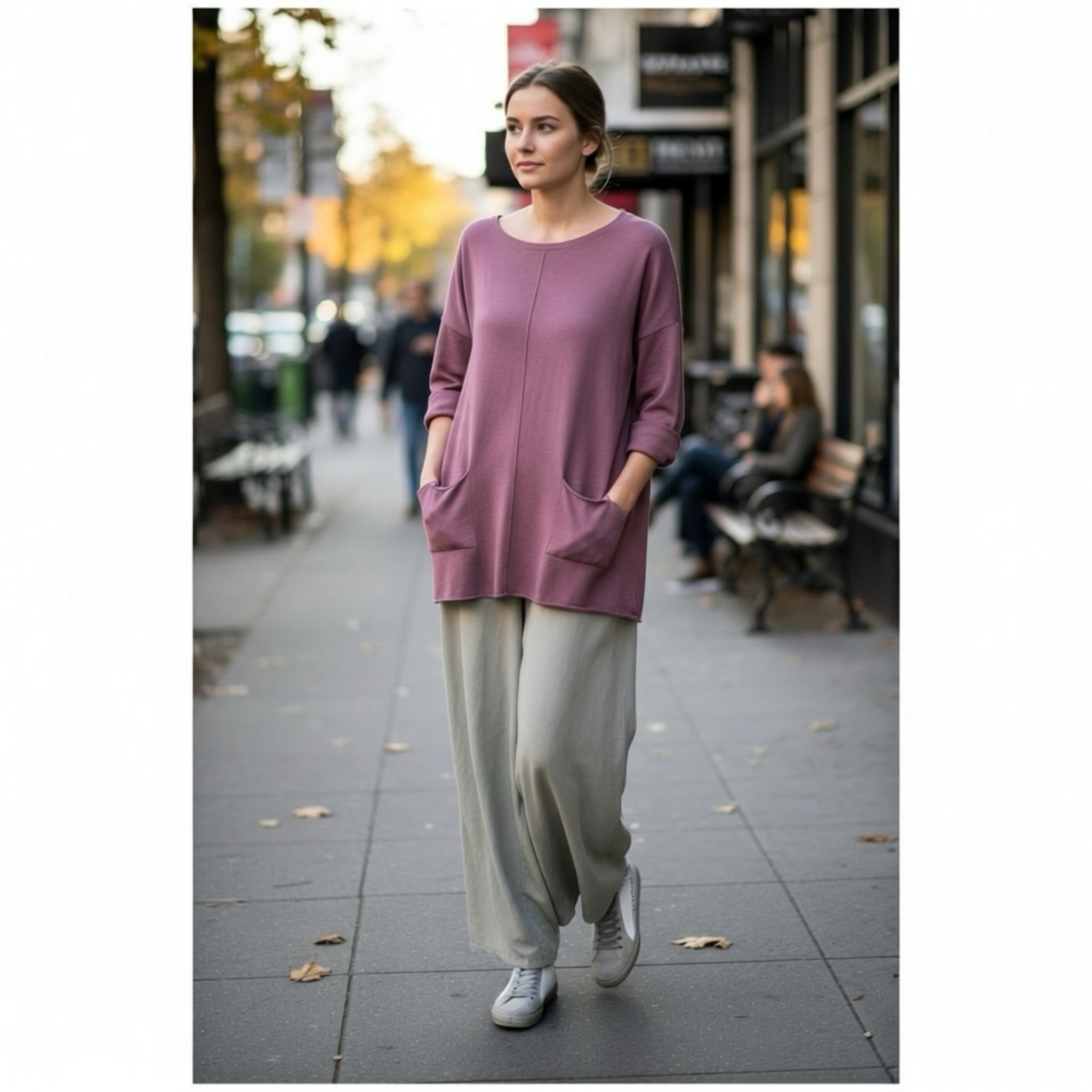 Jersey "Mae" malva ópera