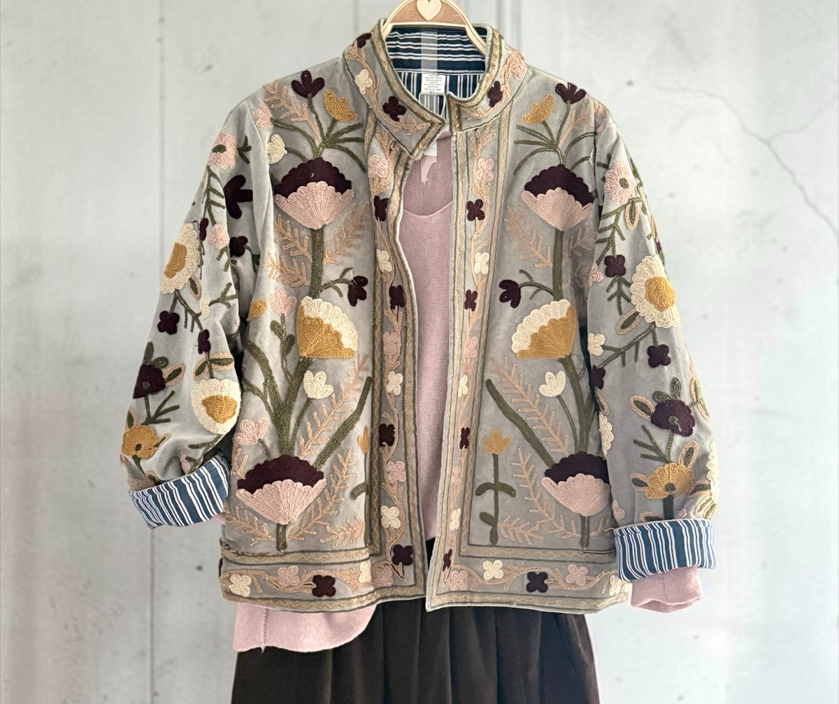 Chaqueta "India" gris