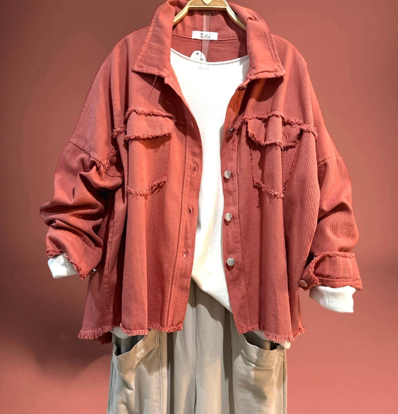 Sobrecamisa "Mafalda" Coral