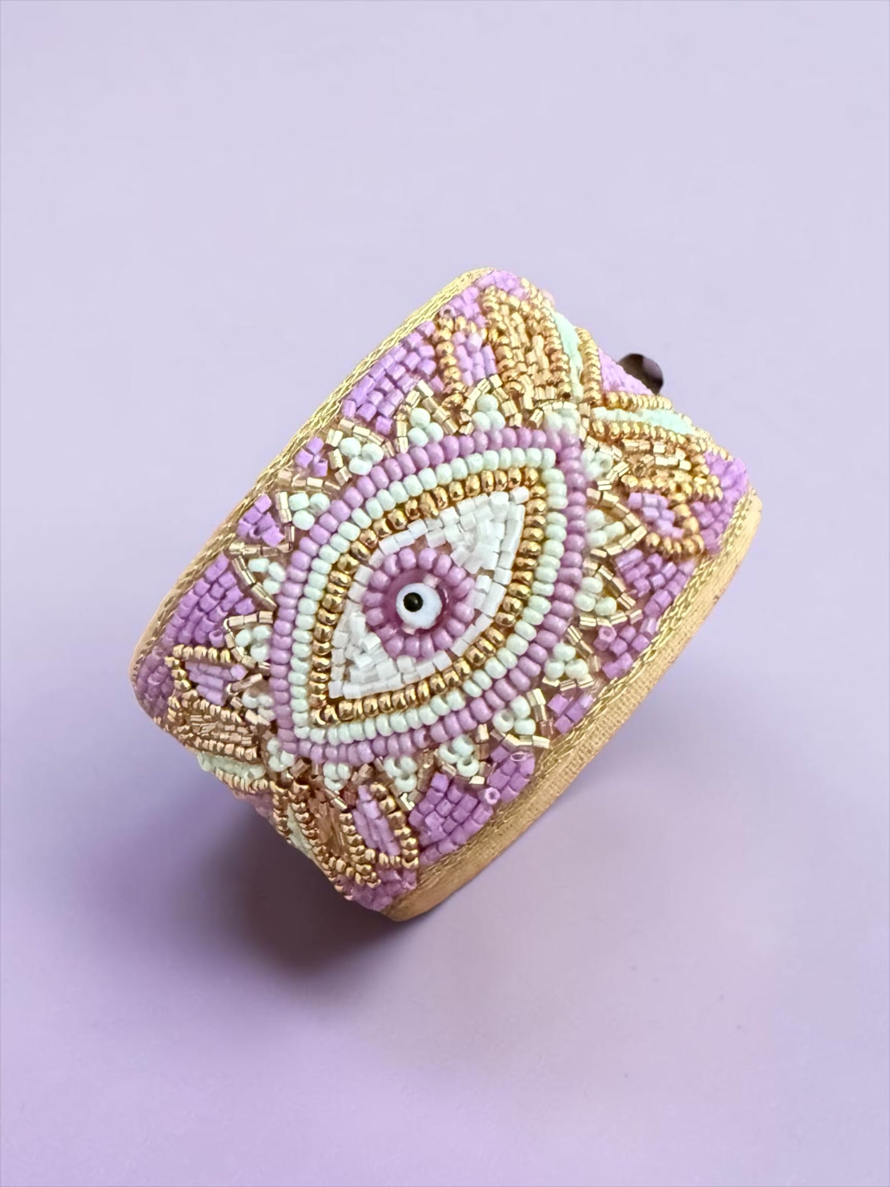 Brazalete "Ochio" malva