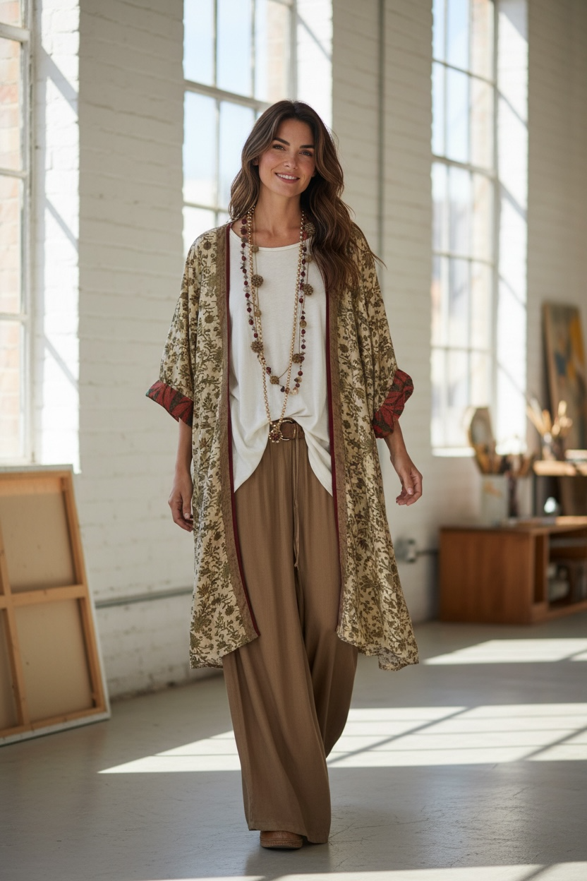 Kimono "Shalimar Danza" largo