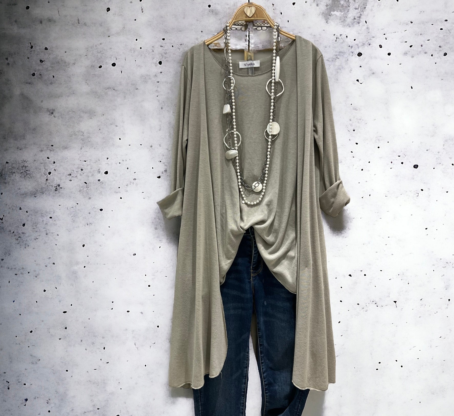 Chaqueta "Cassandra" topo