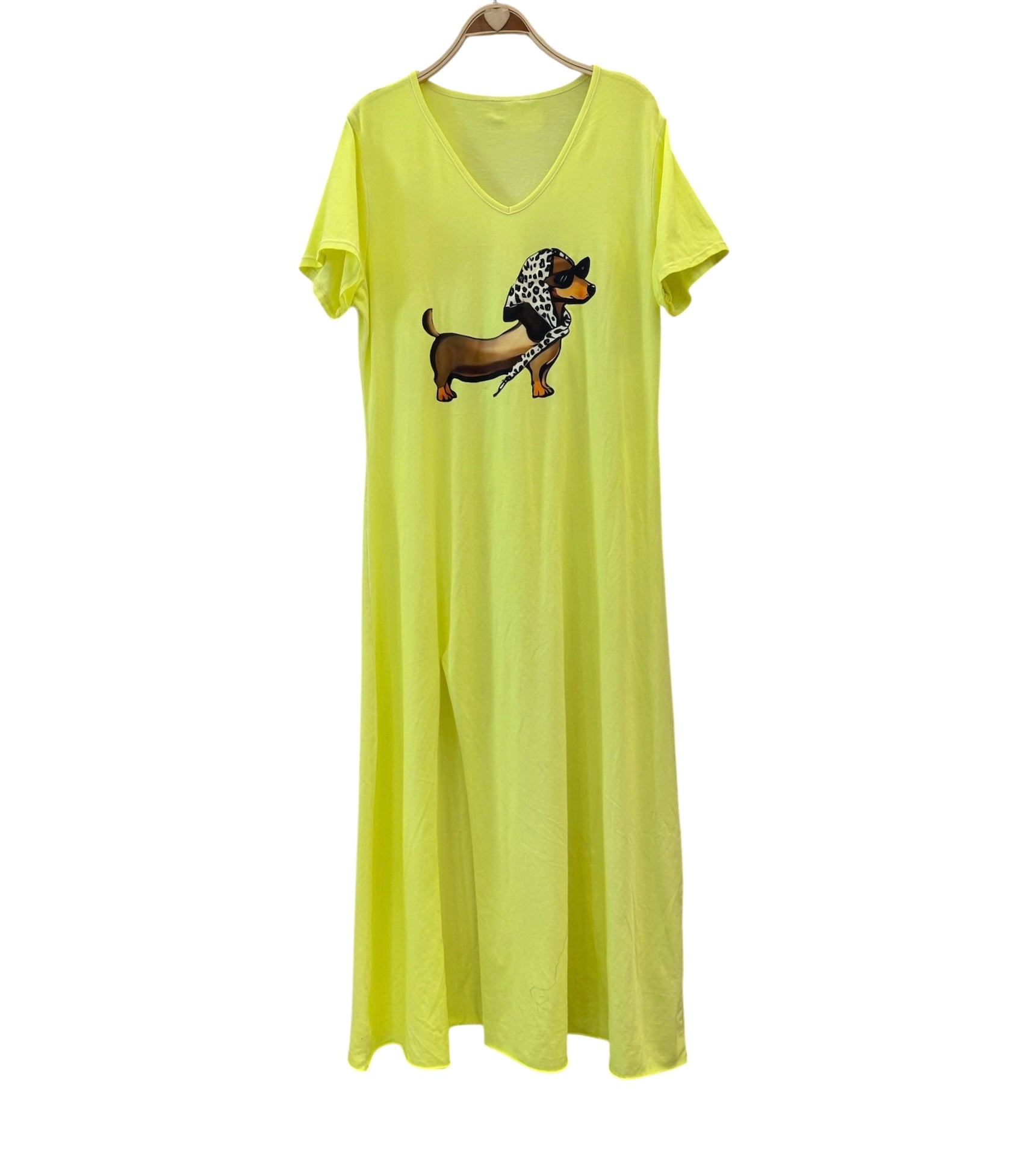 Vestido "Linda" flúor