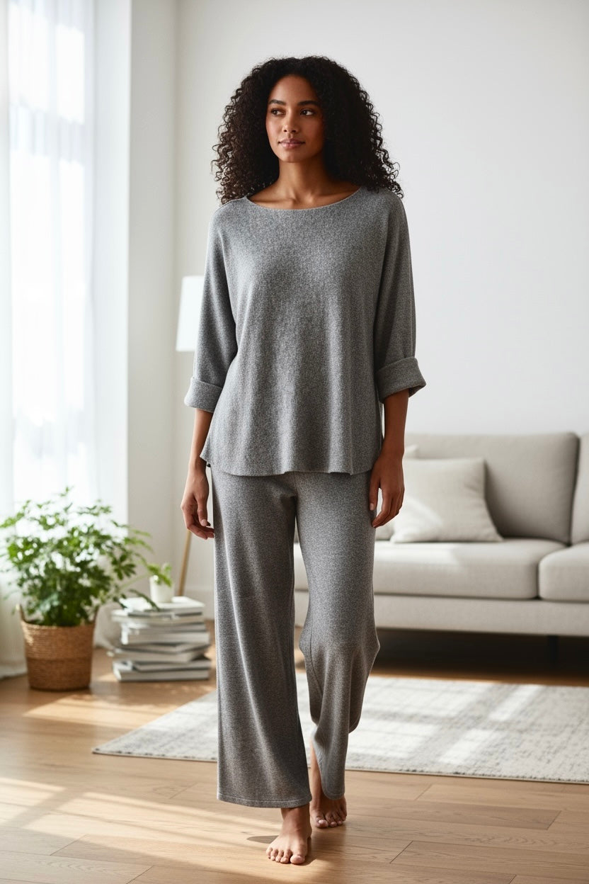 Conjunto "Gemma" gris