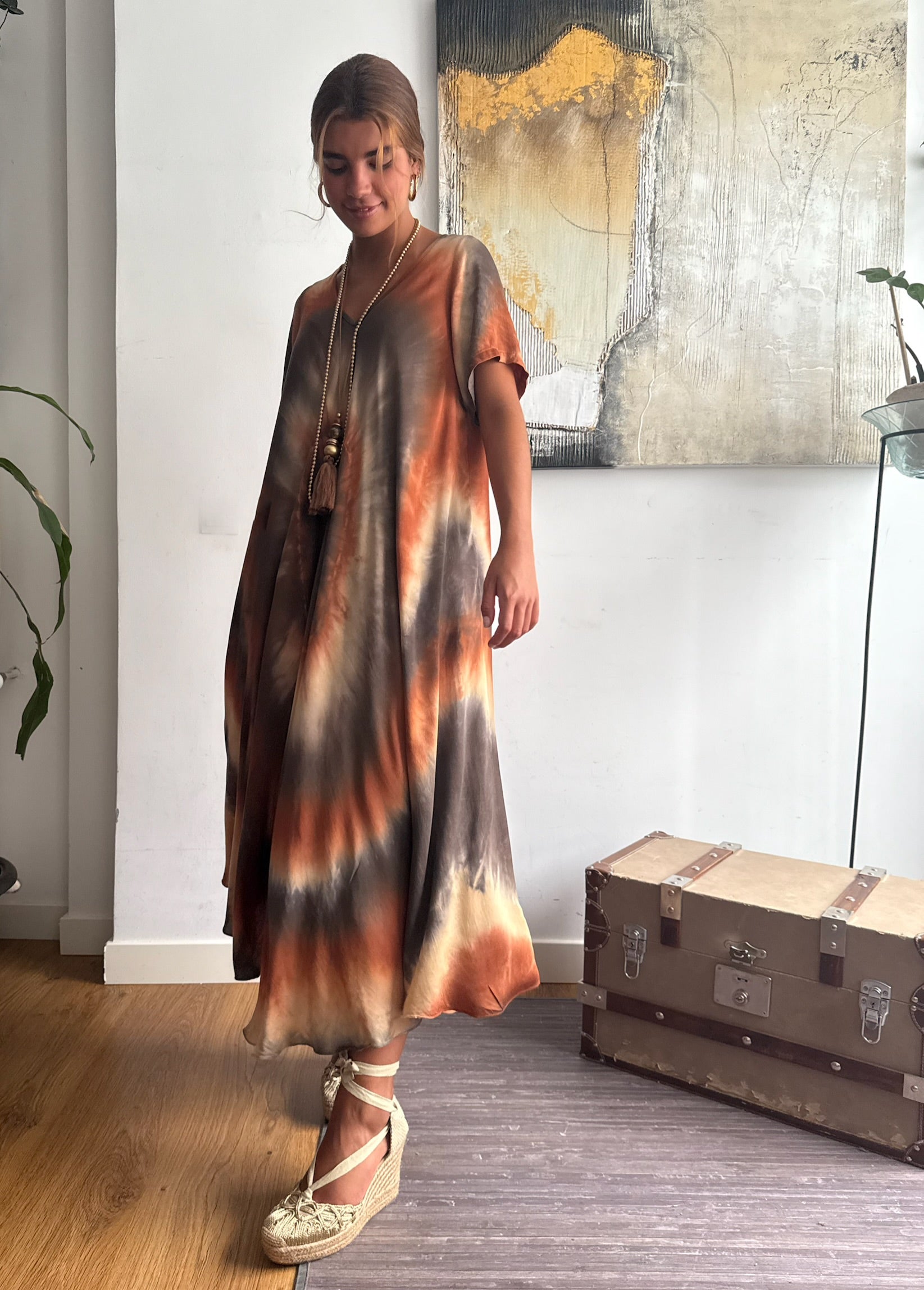 Vestido "Jasmine" tierras