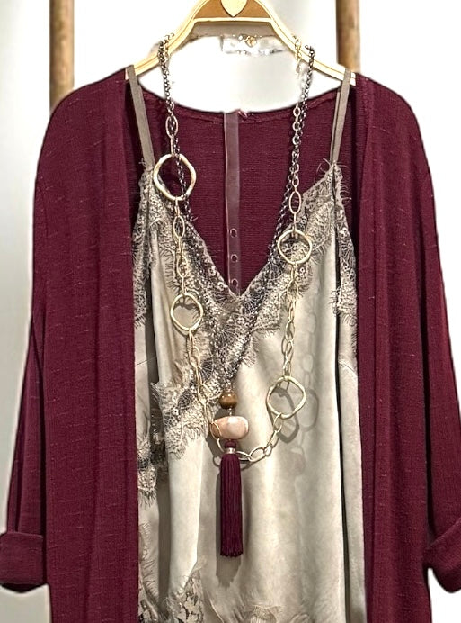 Collar "Mirta" granate