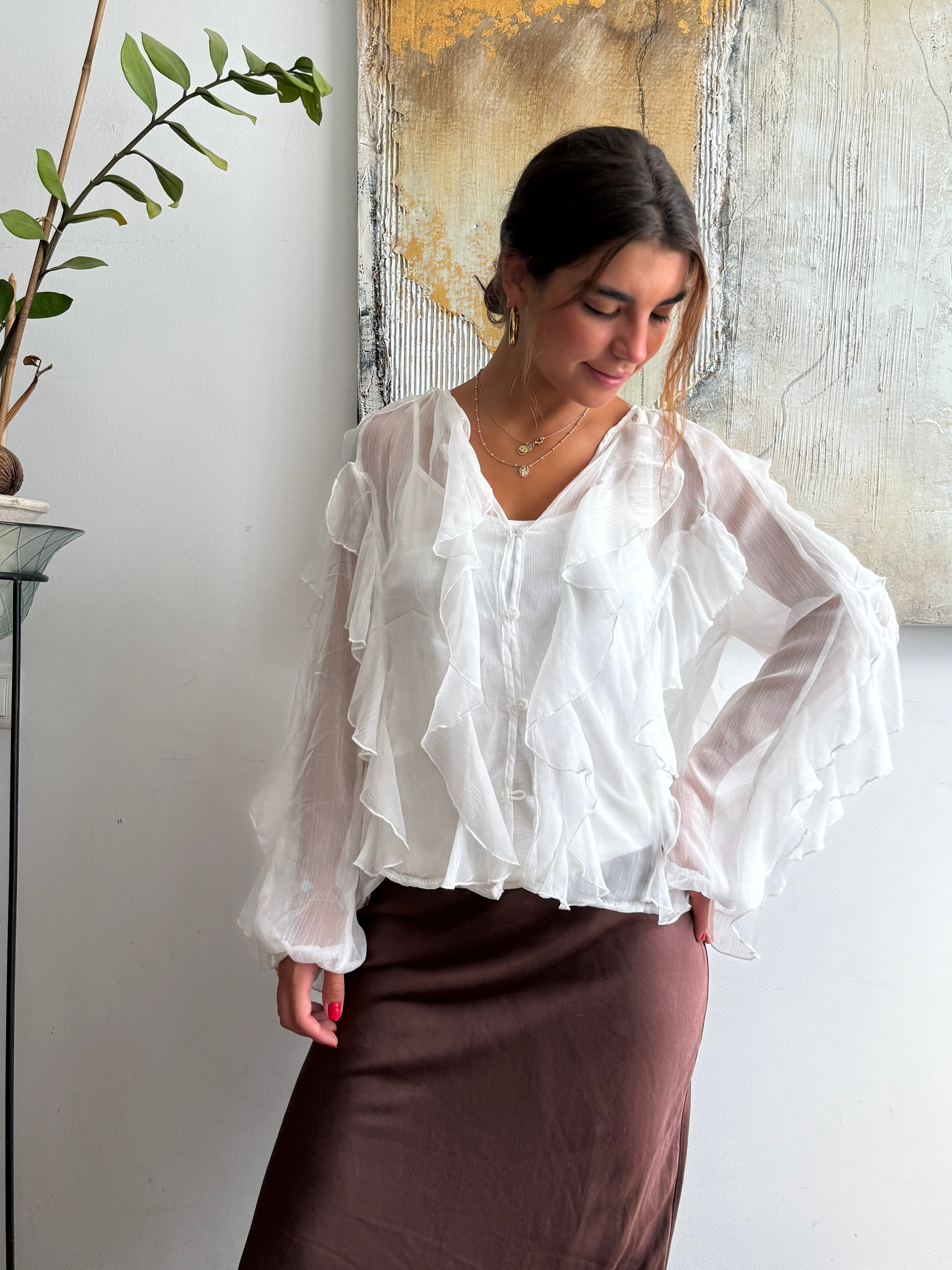 Blusa "Romántica" gasa