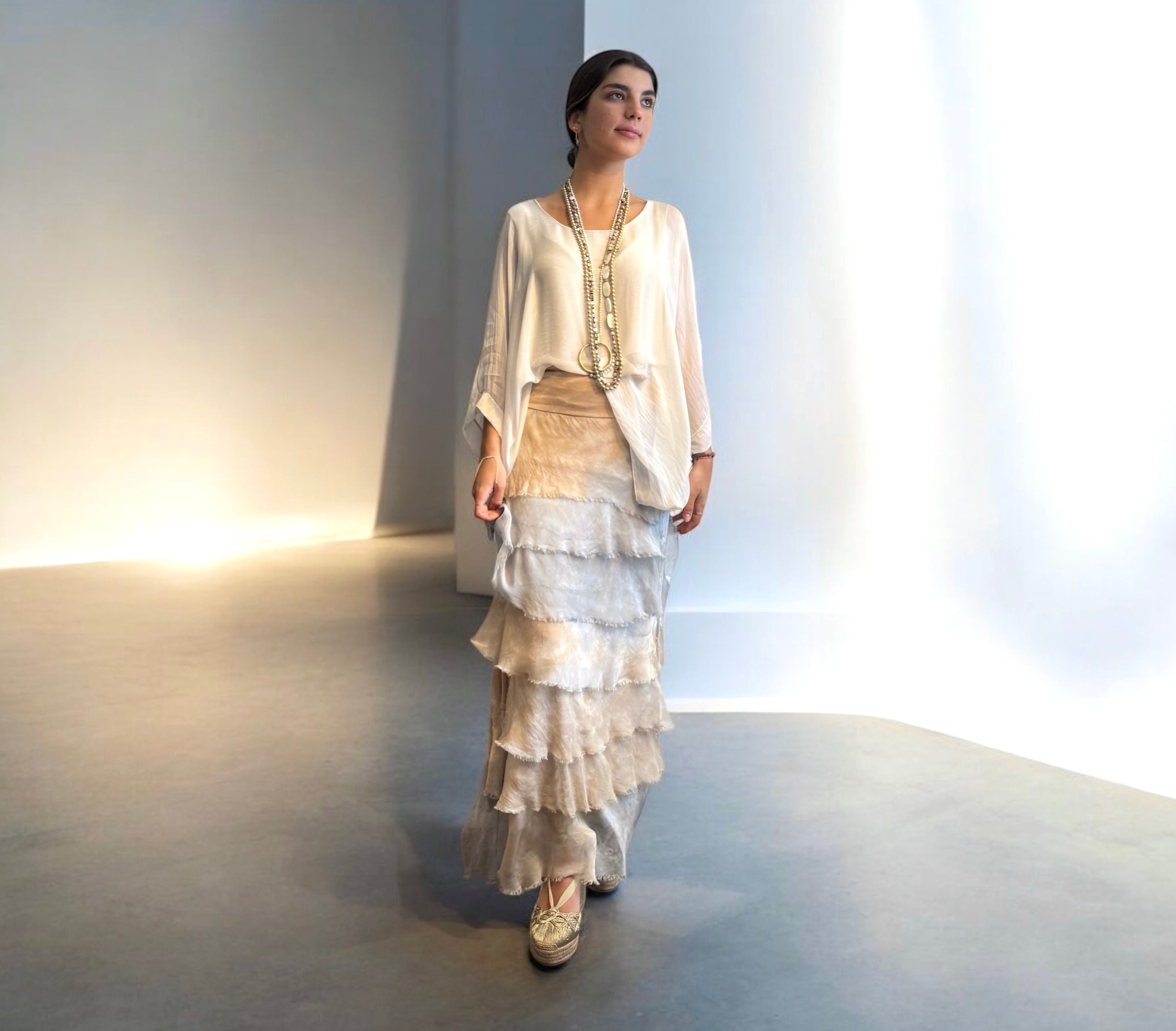 Blusa "Martina" arena clarito