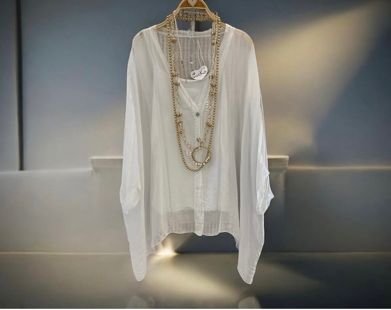 Blusa "Nazaret" blanco