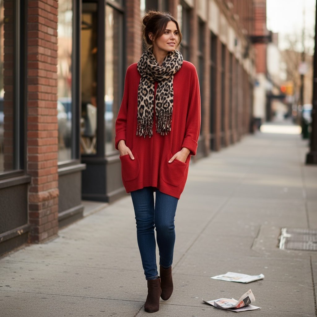 Jersey "Basic Pockets" rojo