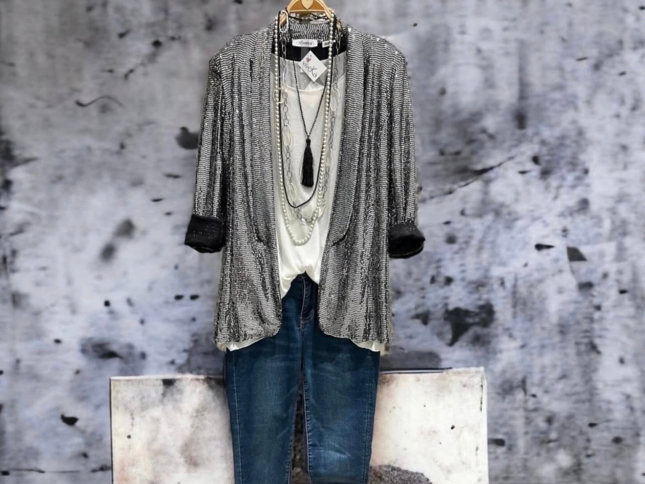 Blazer "Veneris" plata