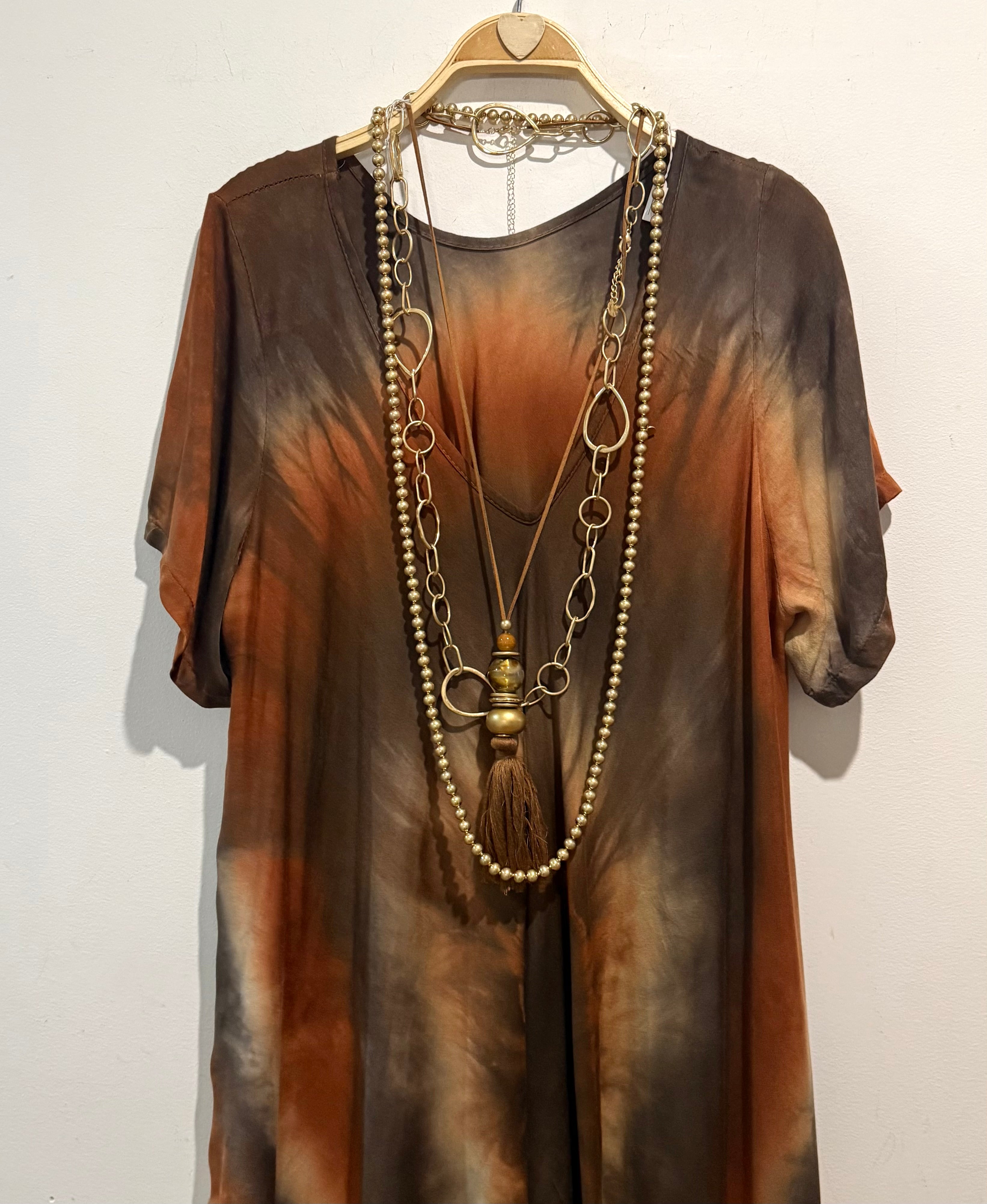 Vestido "Jasmine" tierras