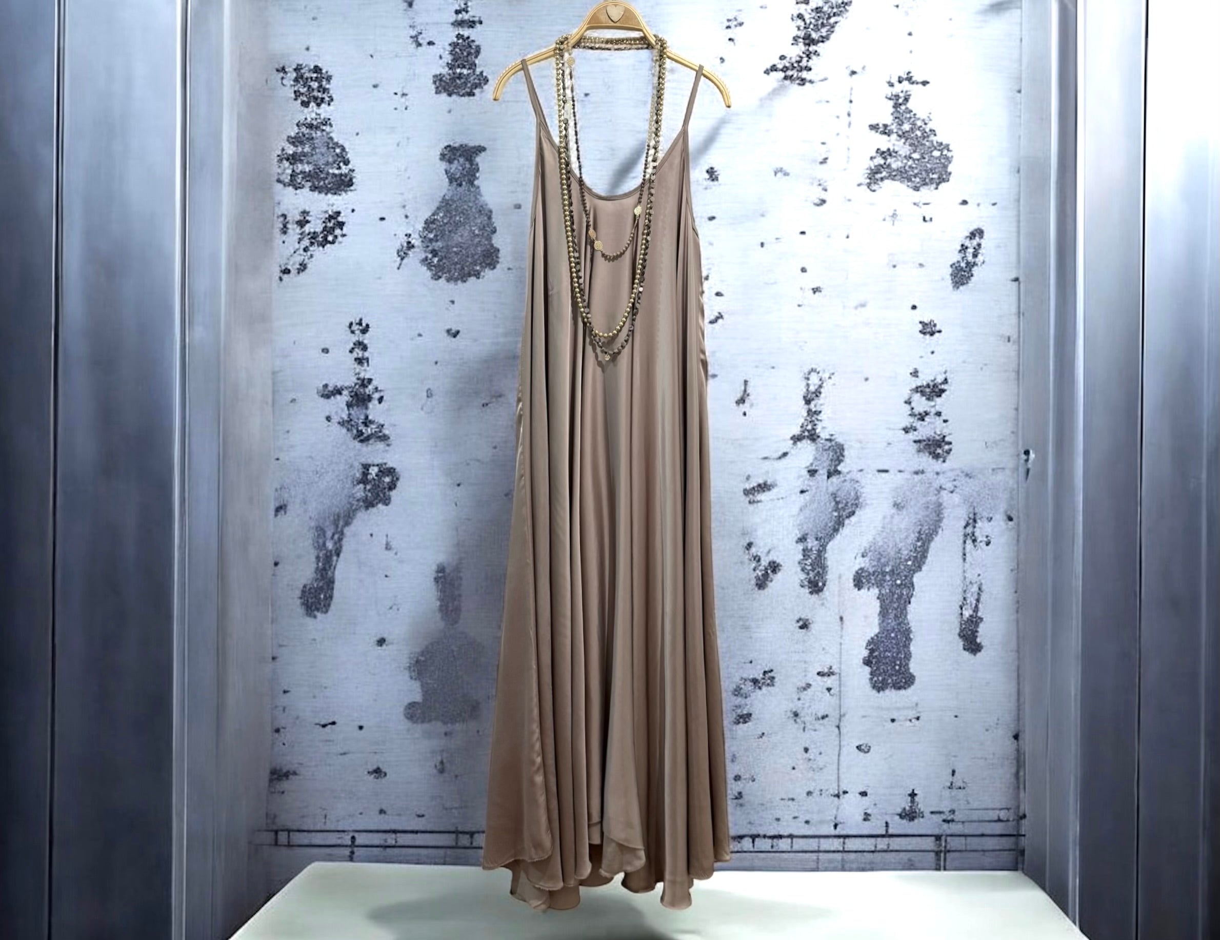 Vestido "Romina" topo