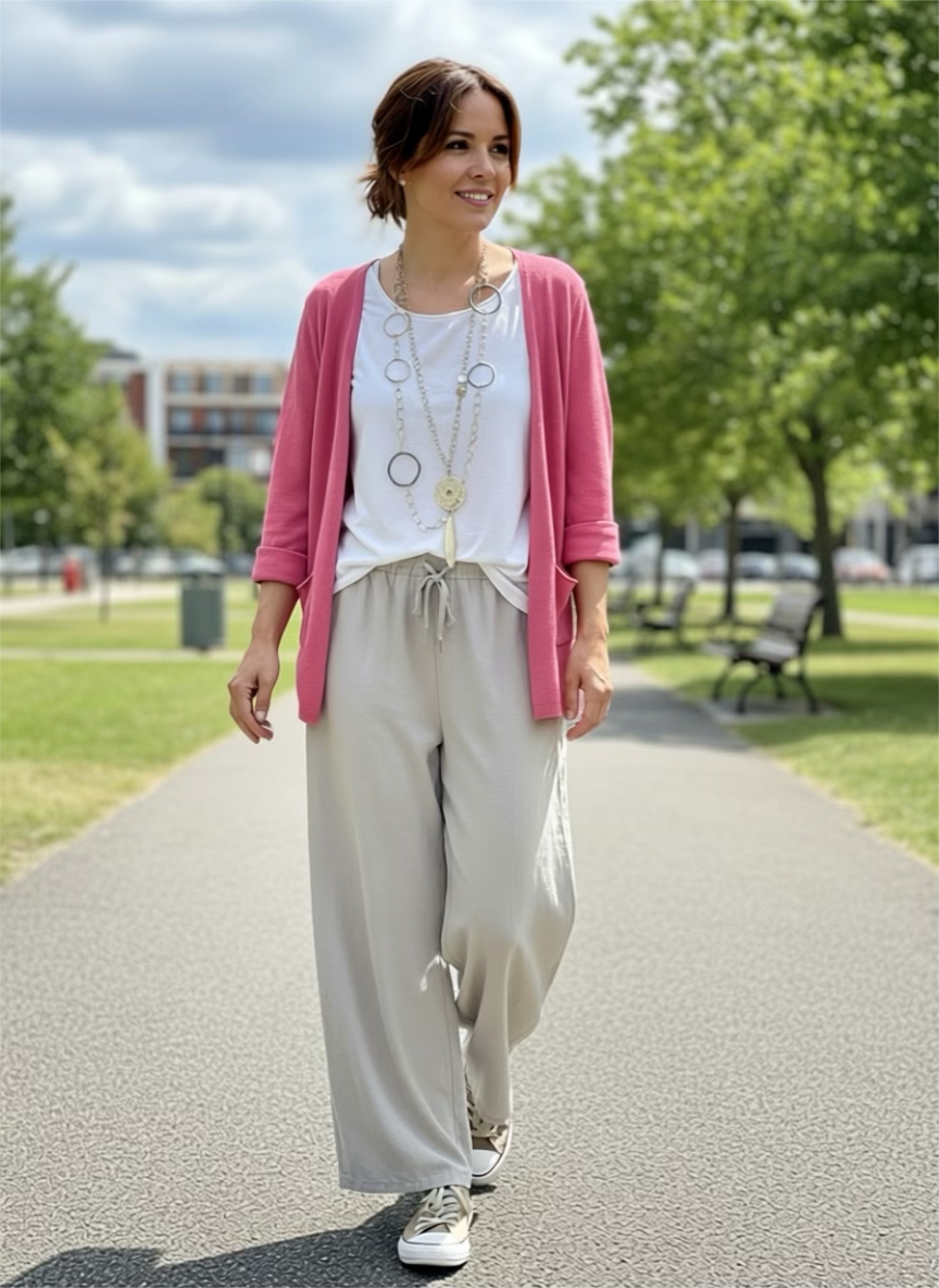 Chaqueta "Cósima" rosa punch