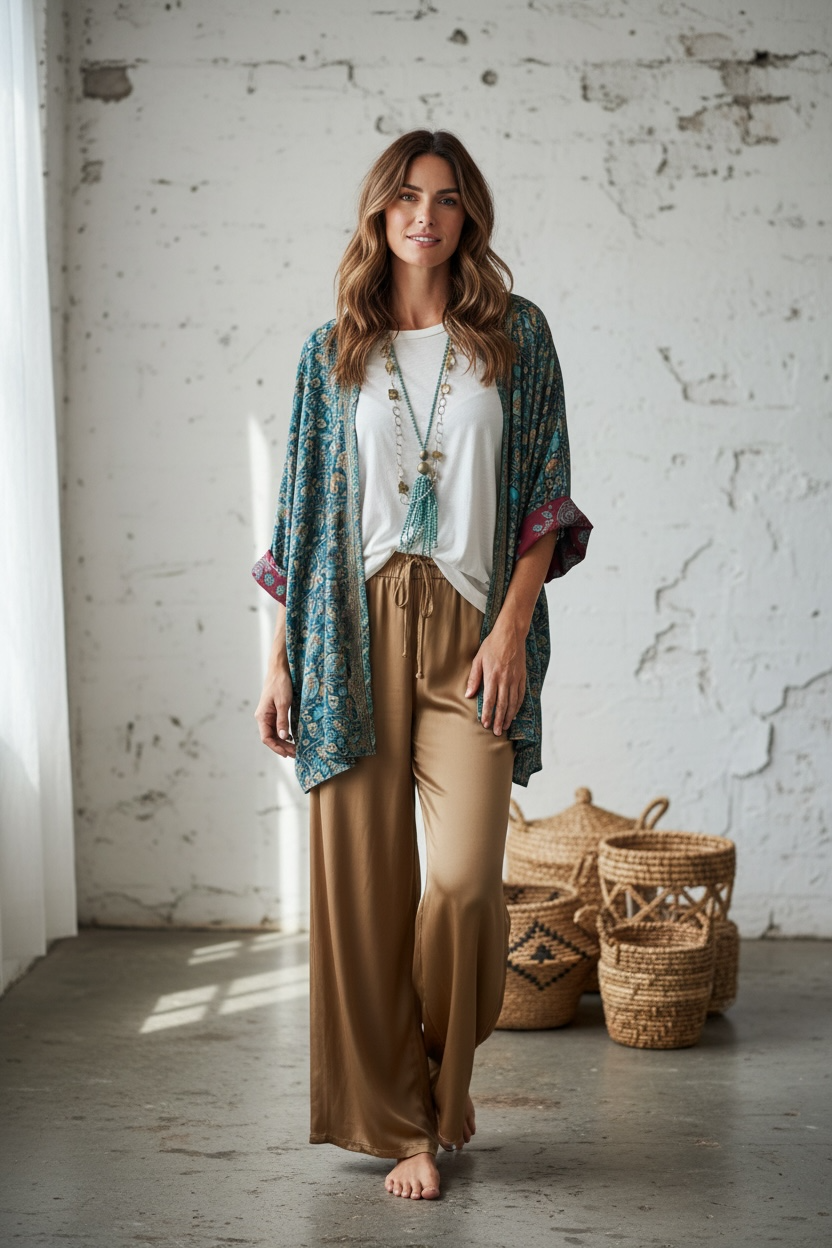 Pantalón "Grace" oro