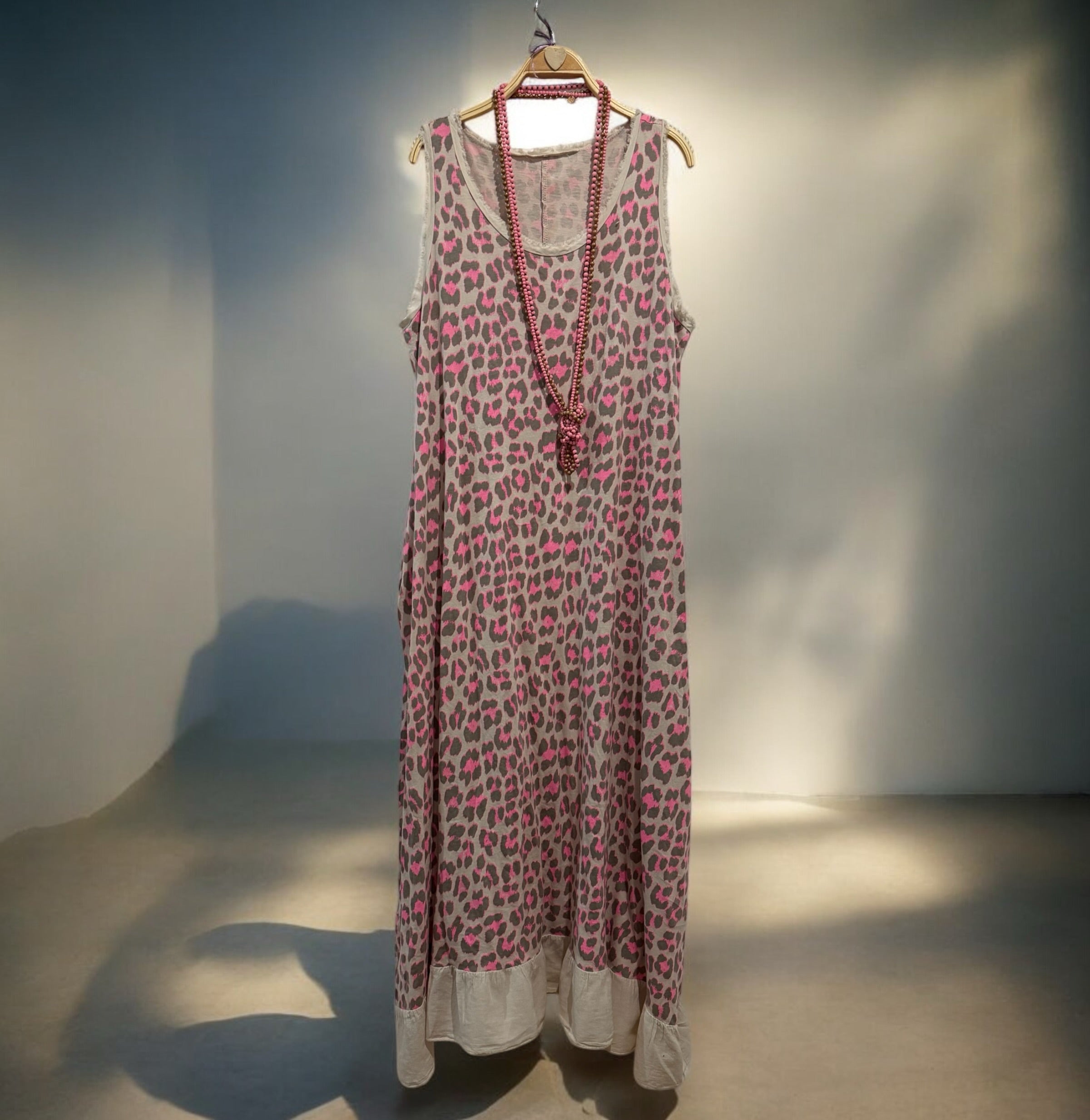 Vestido "Veronique" leo fucsia