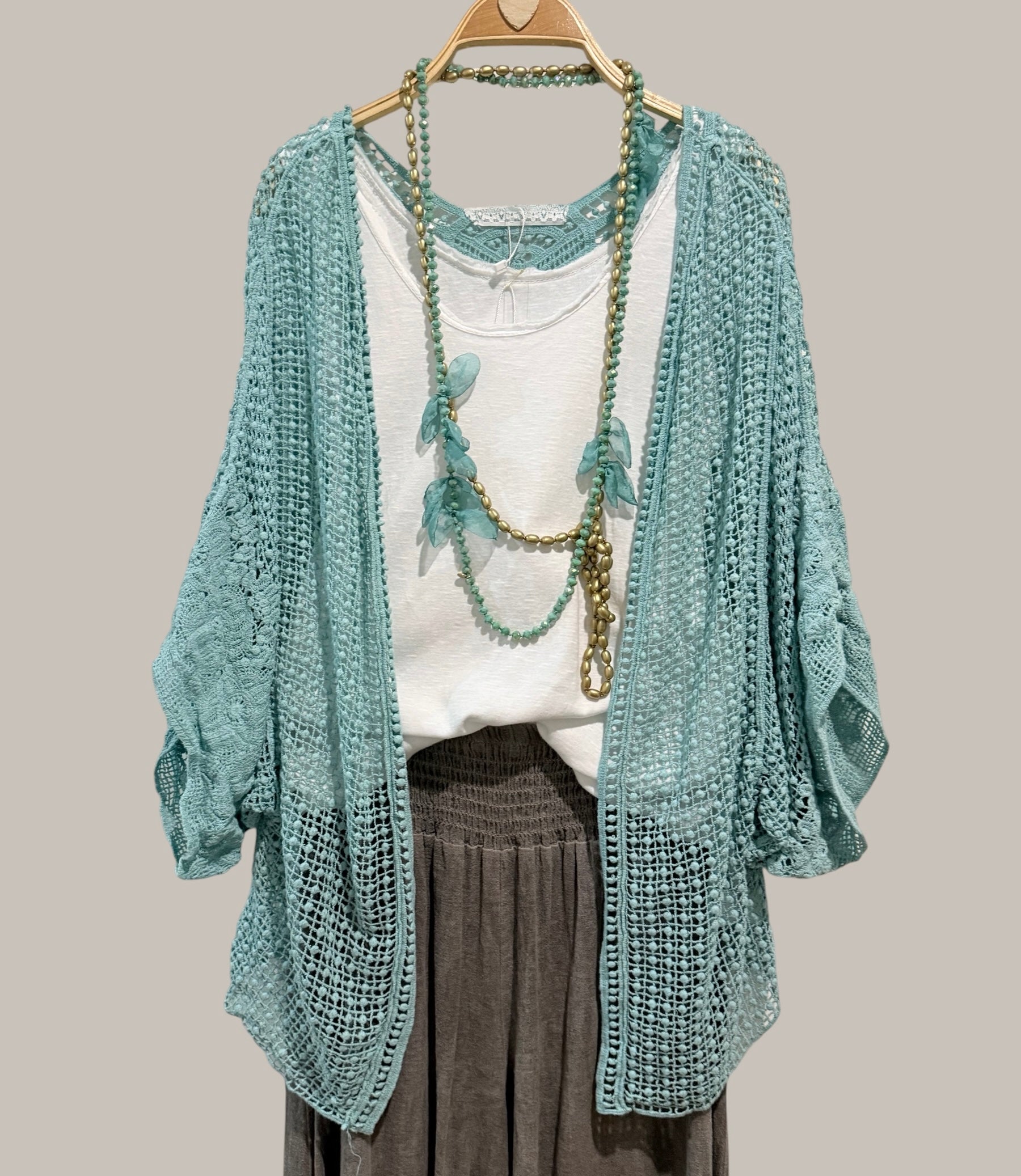 Chaqueta "Portofino" turquesa/tiffany