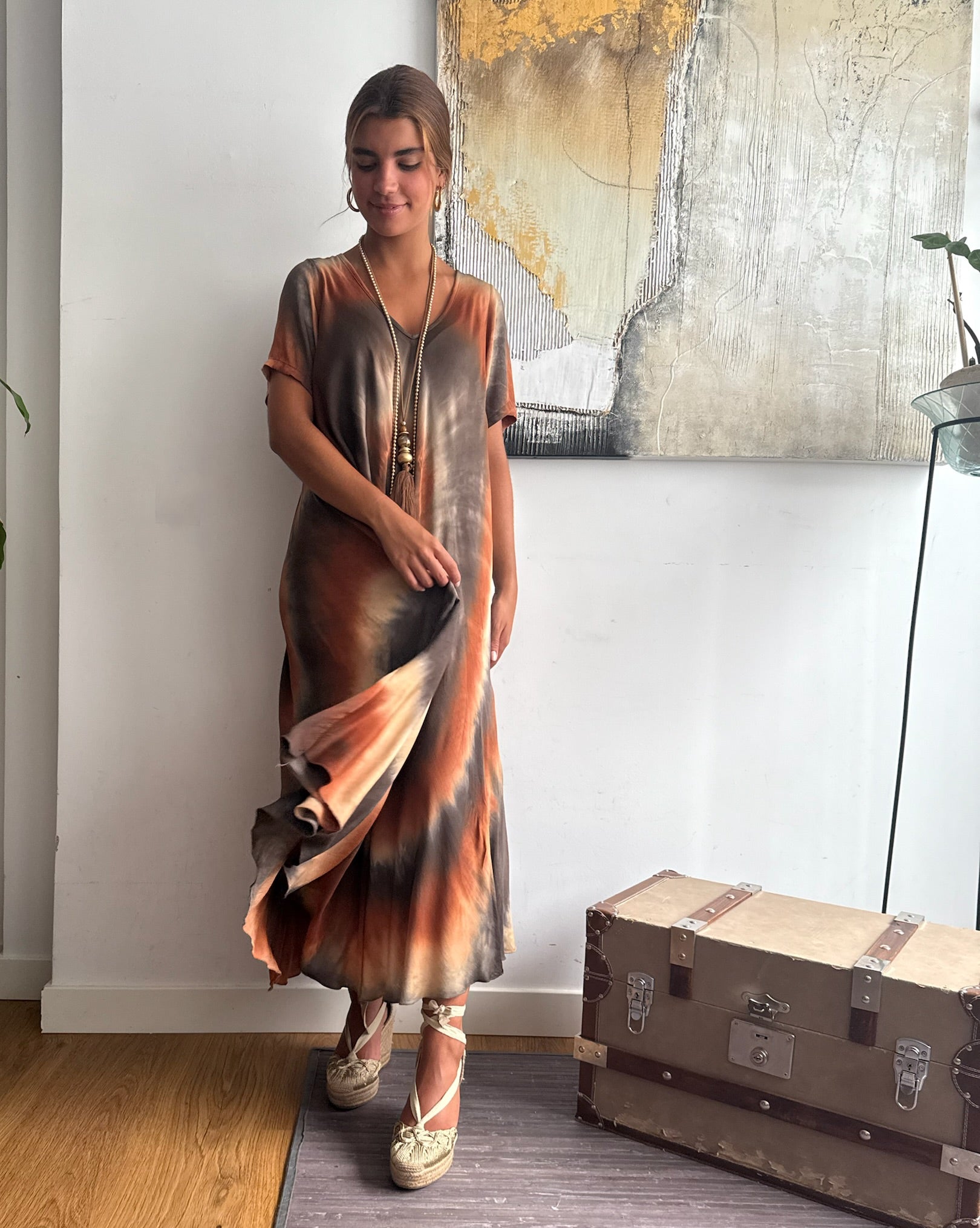 Vestido "Jasmine" tierras