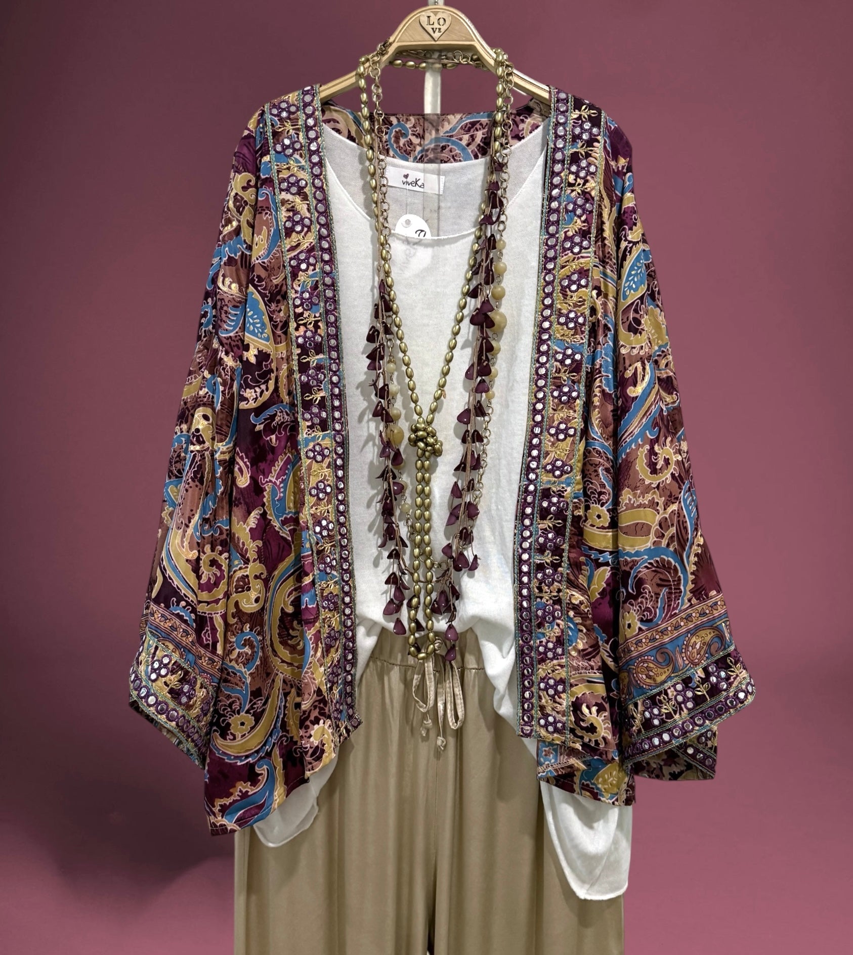 Kimono "India Magenta"