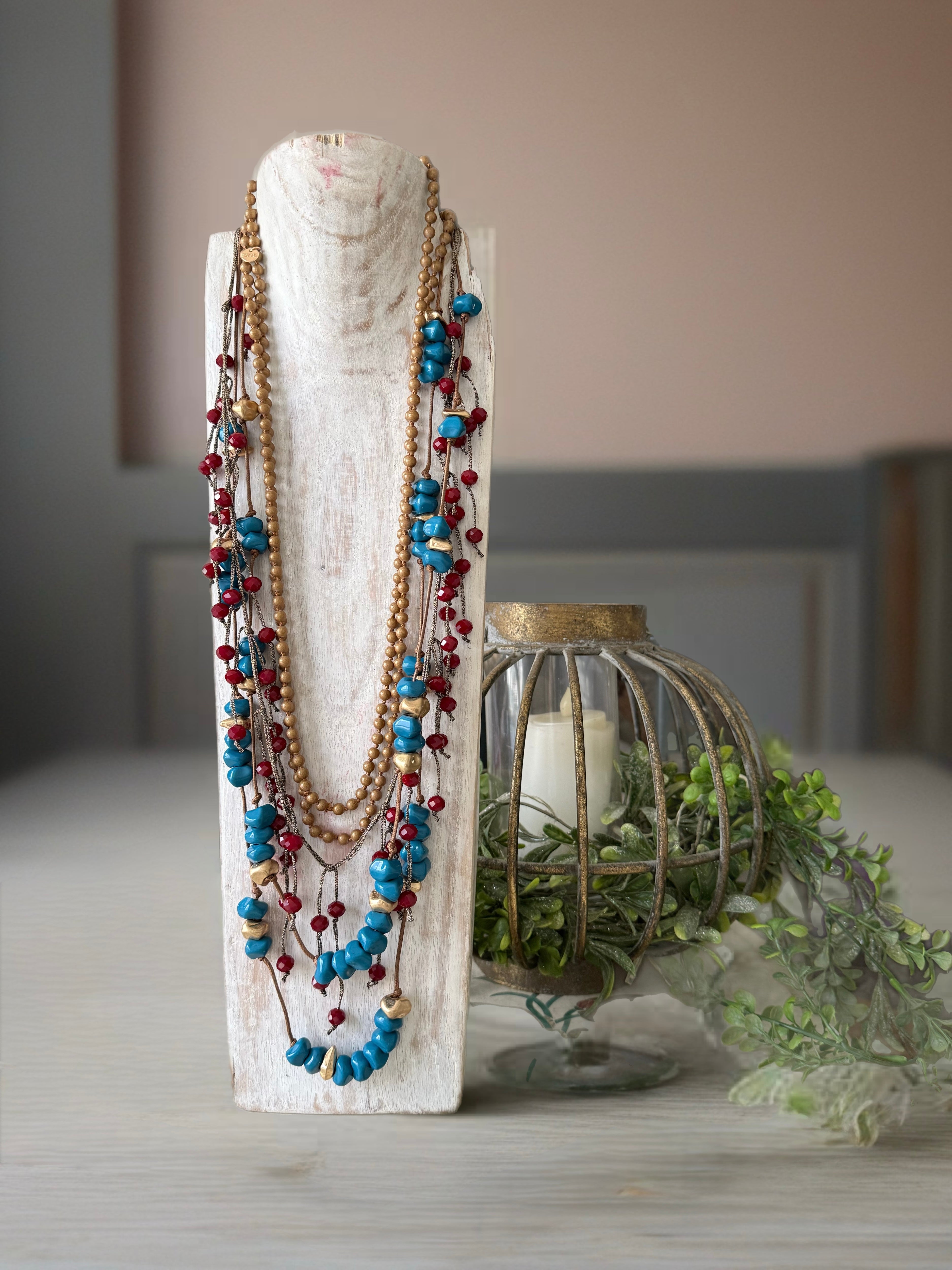 Collar "Maitza" azul