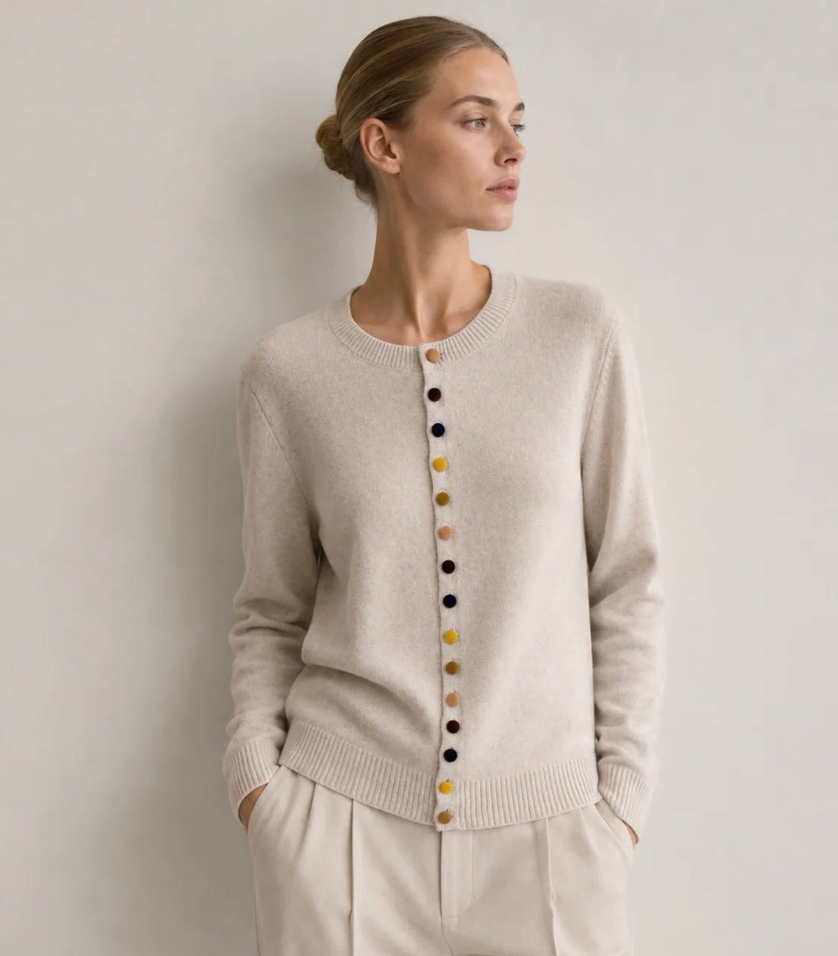 Chaqueta "Carezza"marfil