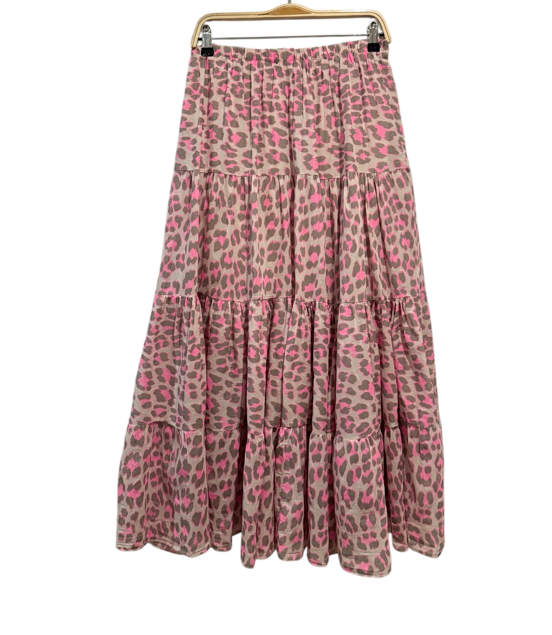 Falda "Veronique" leo fucsia