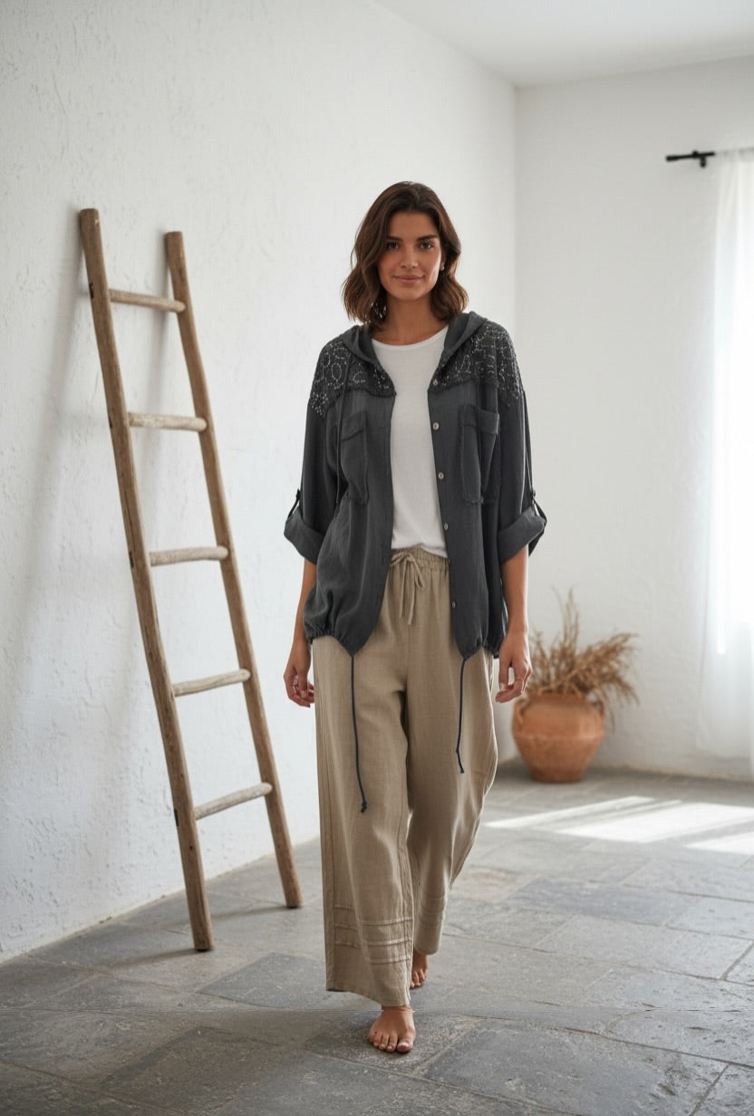 Pantalón "Jaretas" camel