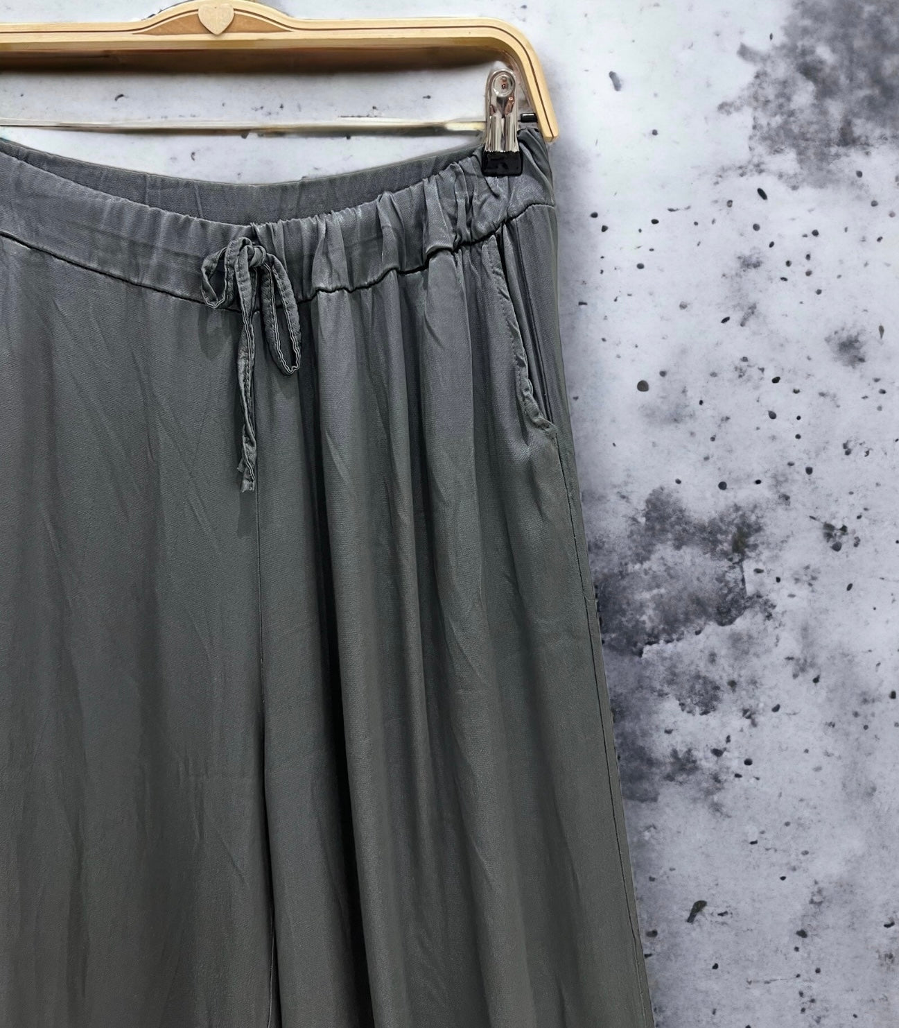 Pantalón "Grace" gris cobalto