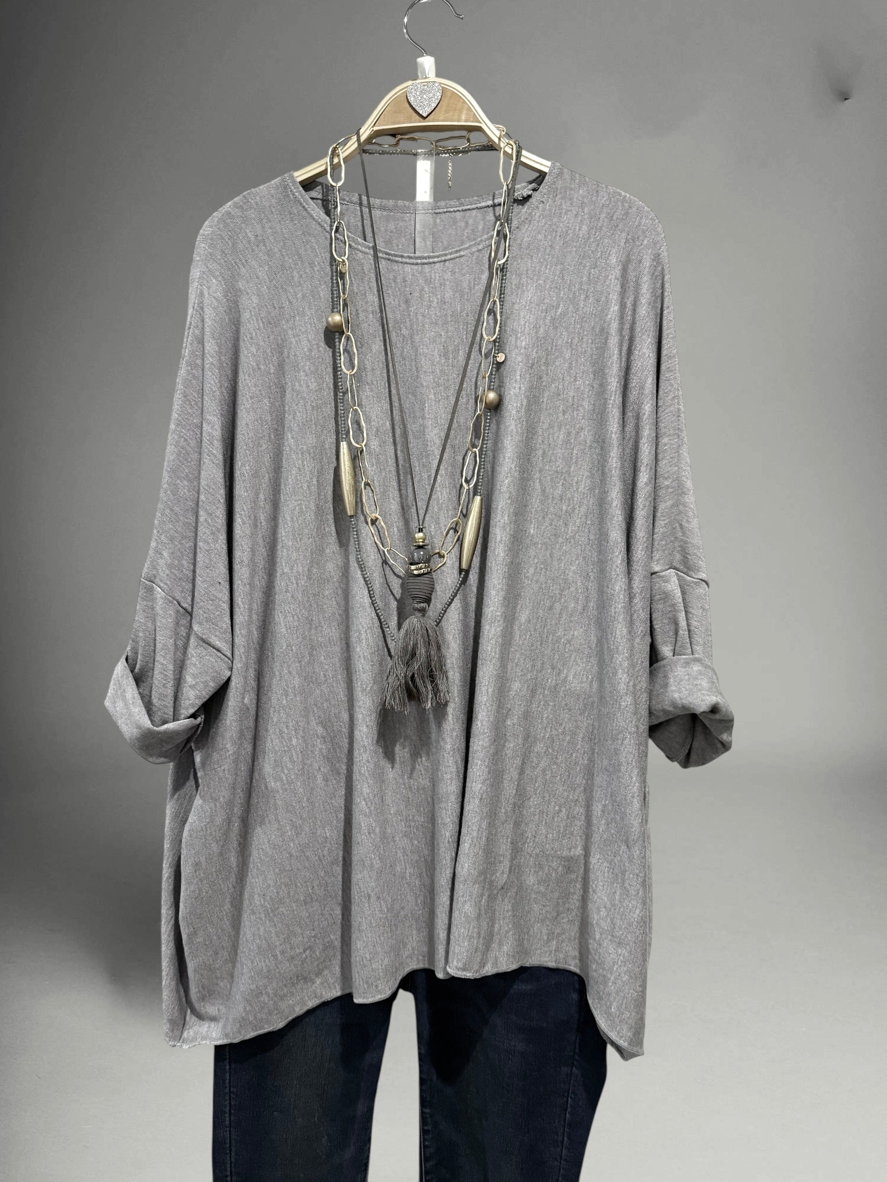 Jersey "Over Sempre" gris