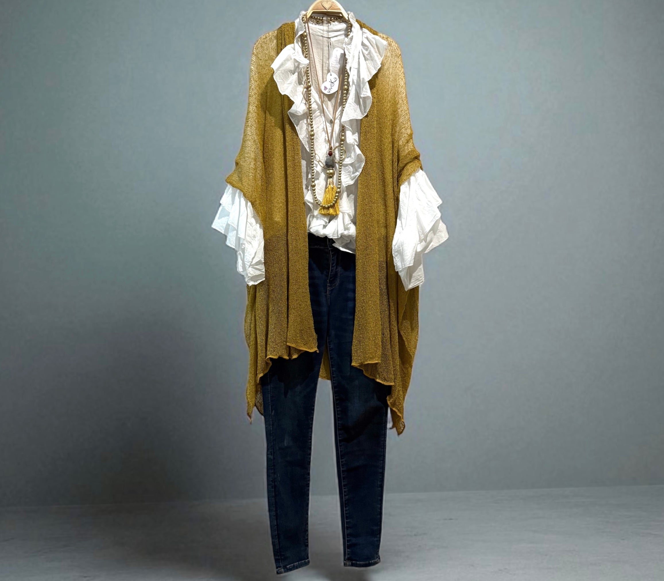 Chaqueta "Magia" ocre