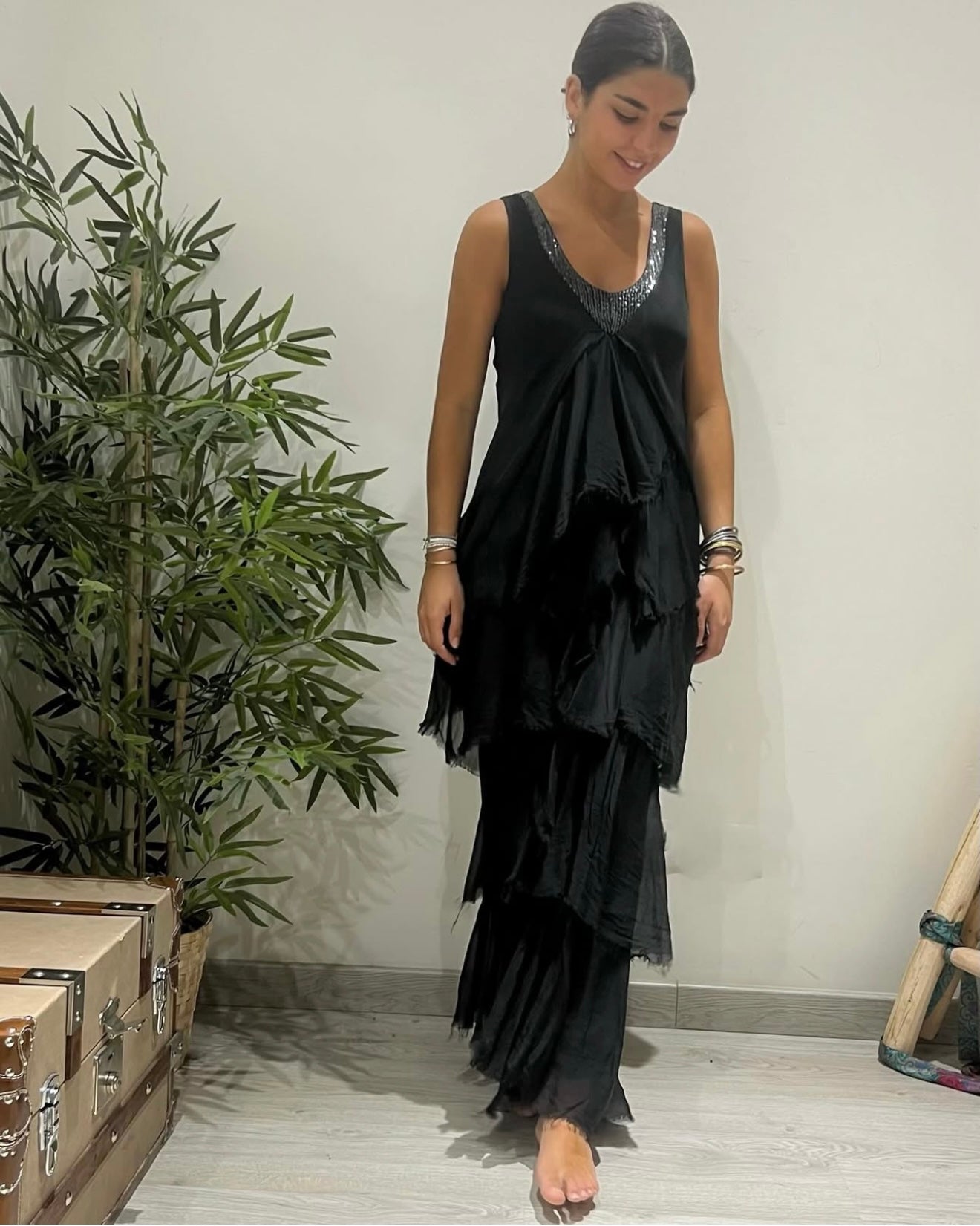 Vestido "Granada" negro
