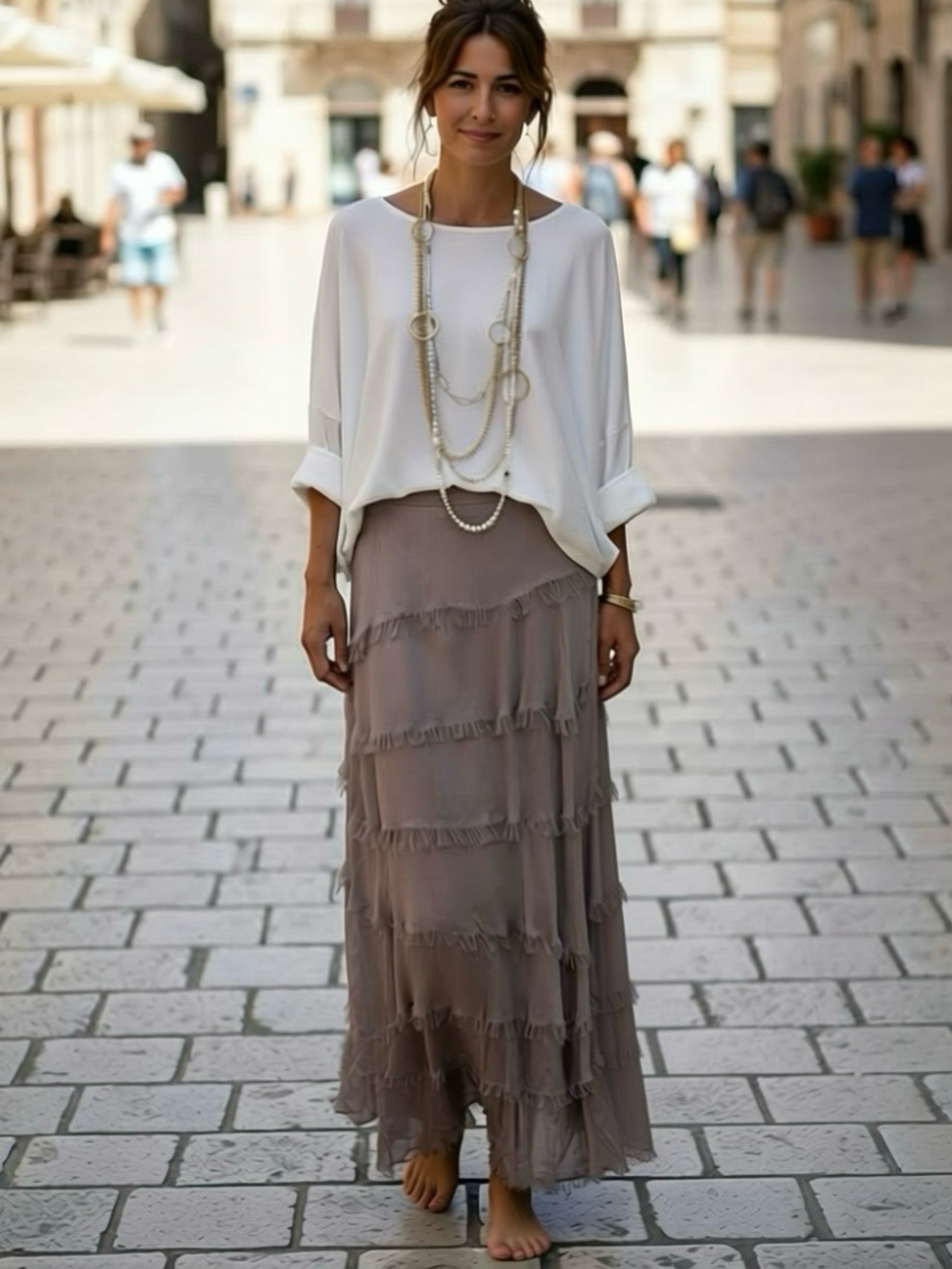 Falda "Sevilla" topo