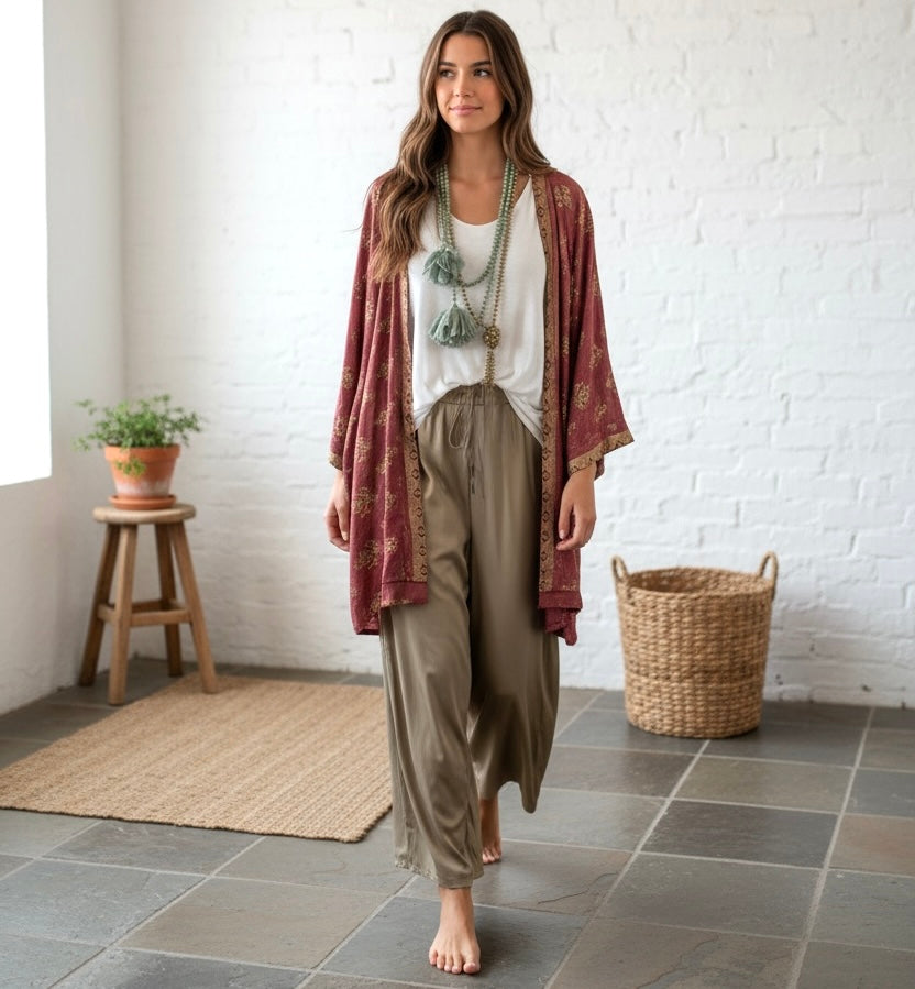 Kimono "Jaipur Crep"