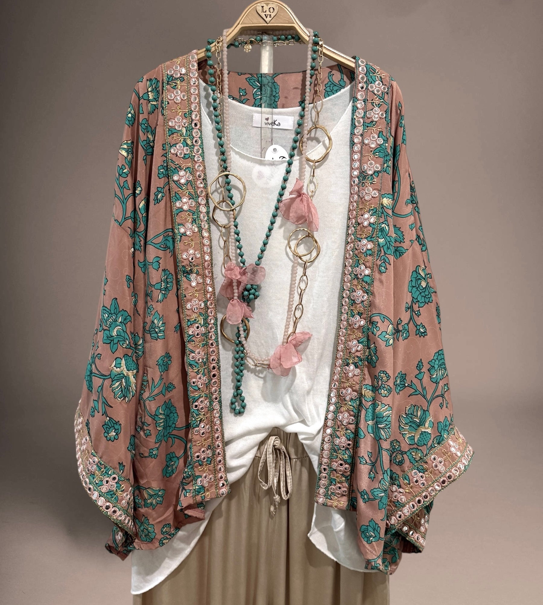 Kimono "India Crep"